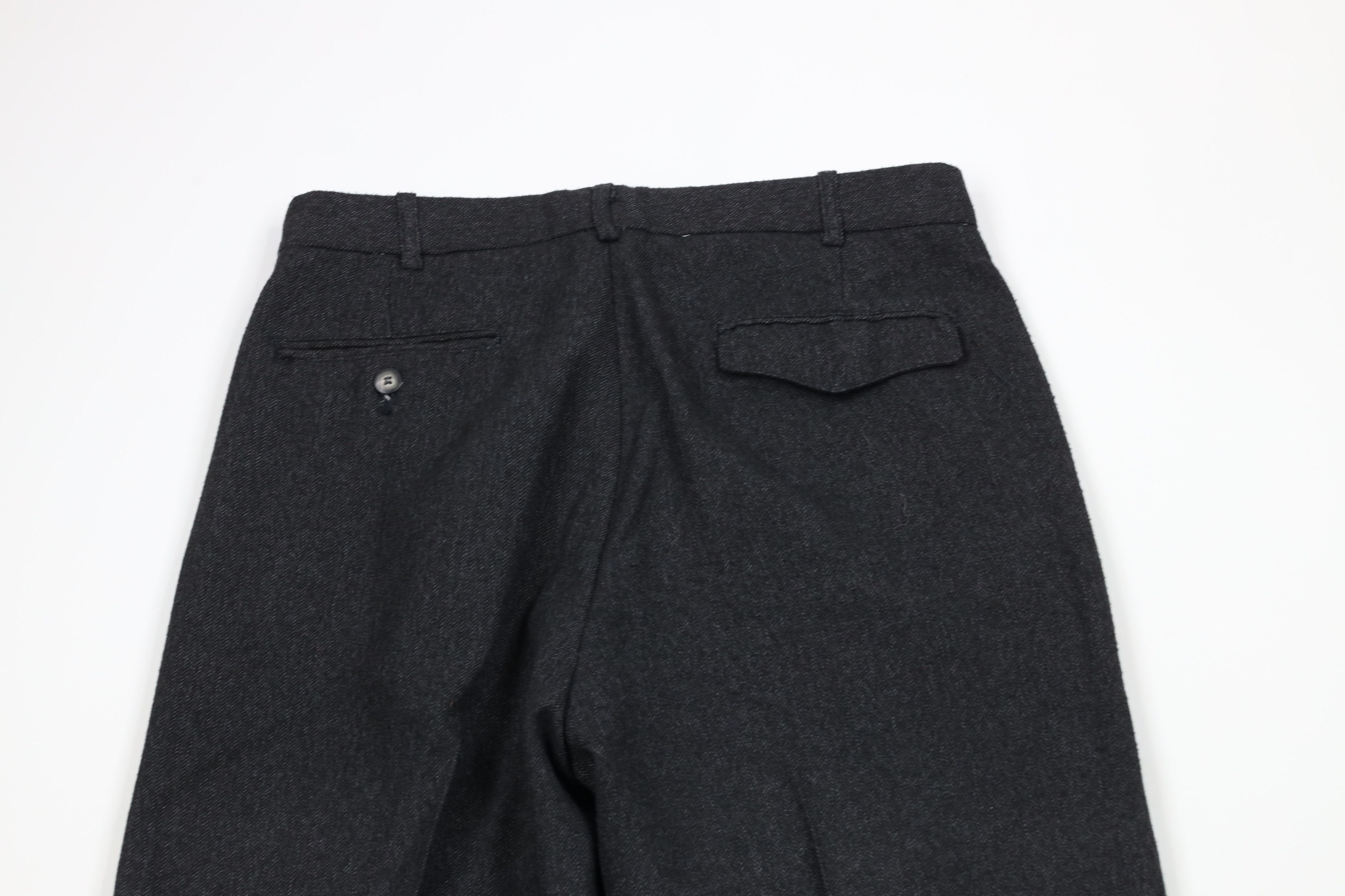 Vintage Vintage 90s Streetwear Relaxed Herringbone Chino Pants Gray Size US 30 / EU 46 - 9 Thumbnail