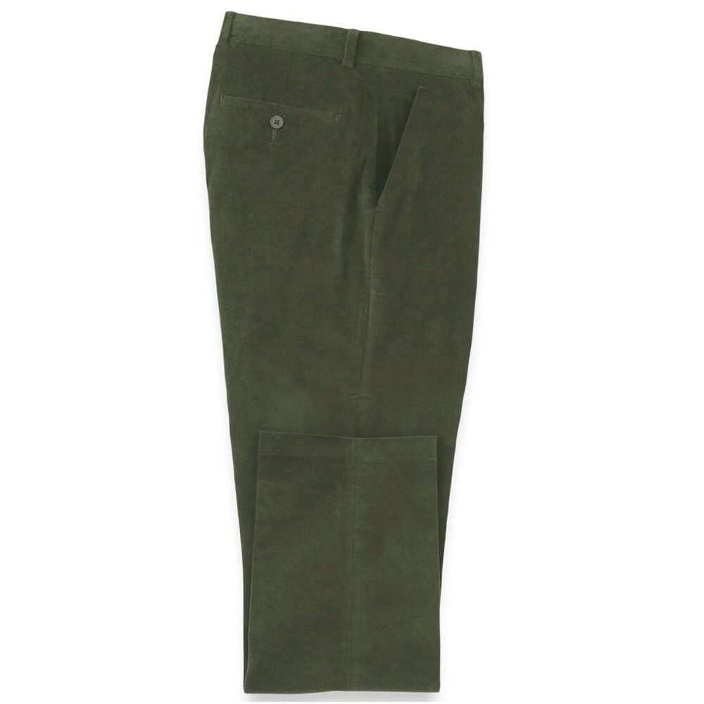 Paul Fredrick NWT New Paul Fredrick Corduroy Pleated Sage Olive Pants Siz Size US 42 / EU 58 - 2 Thumbnail