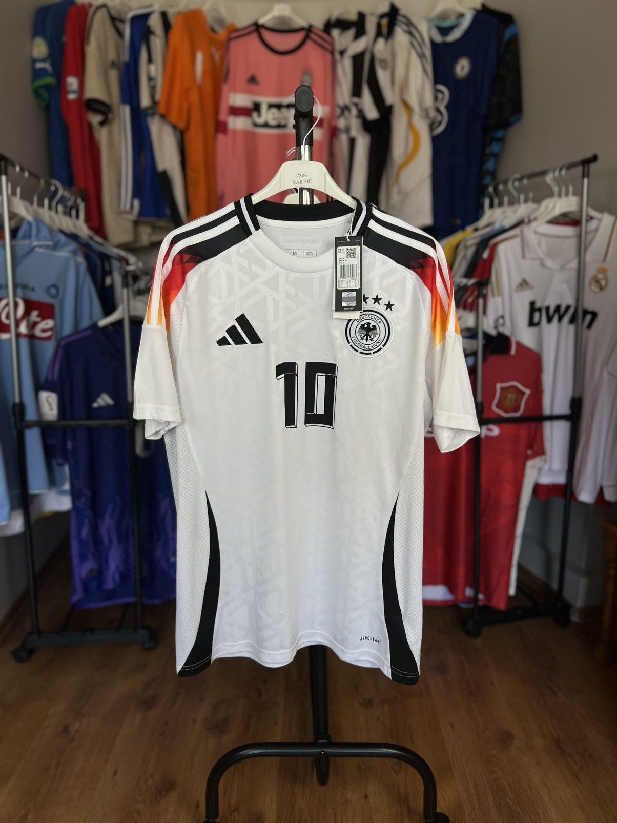 Adidas Soccer Jersey Adidas Germany 2024/25 Musiala #10 Size US M / EU 48-50 / 2 - 2 Thumbnail