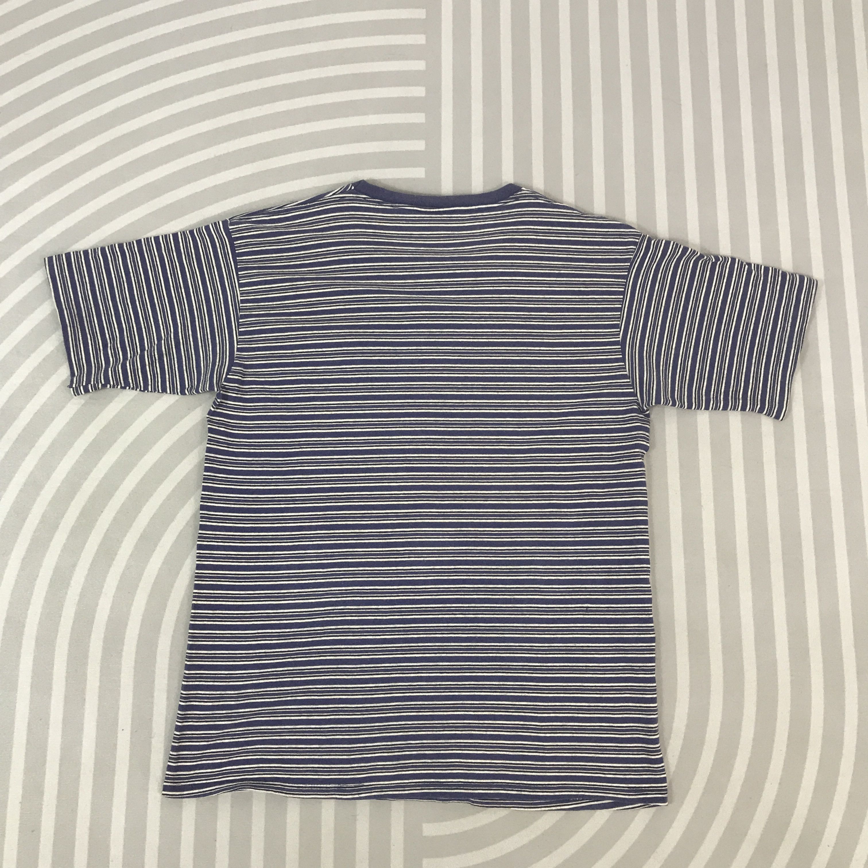 Vintage Vintage Bear striped T-shirt Size US L / EU 52-54 / 3 - 3 Thumbnail