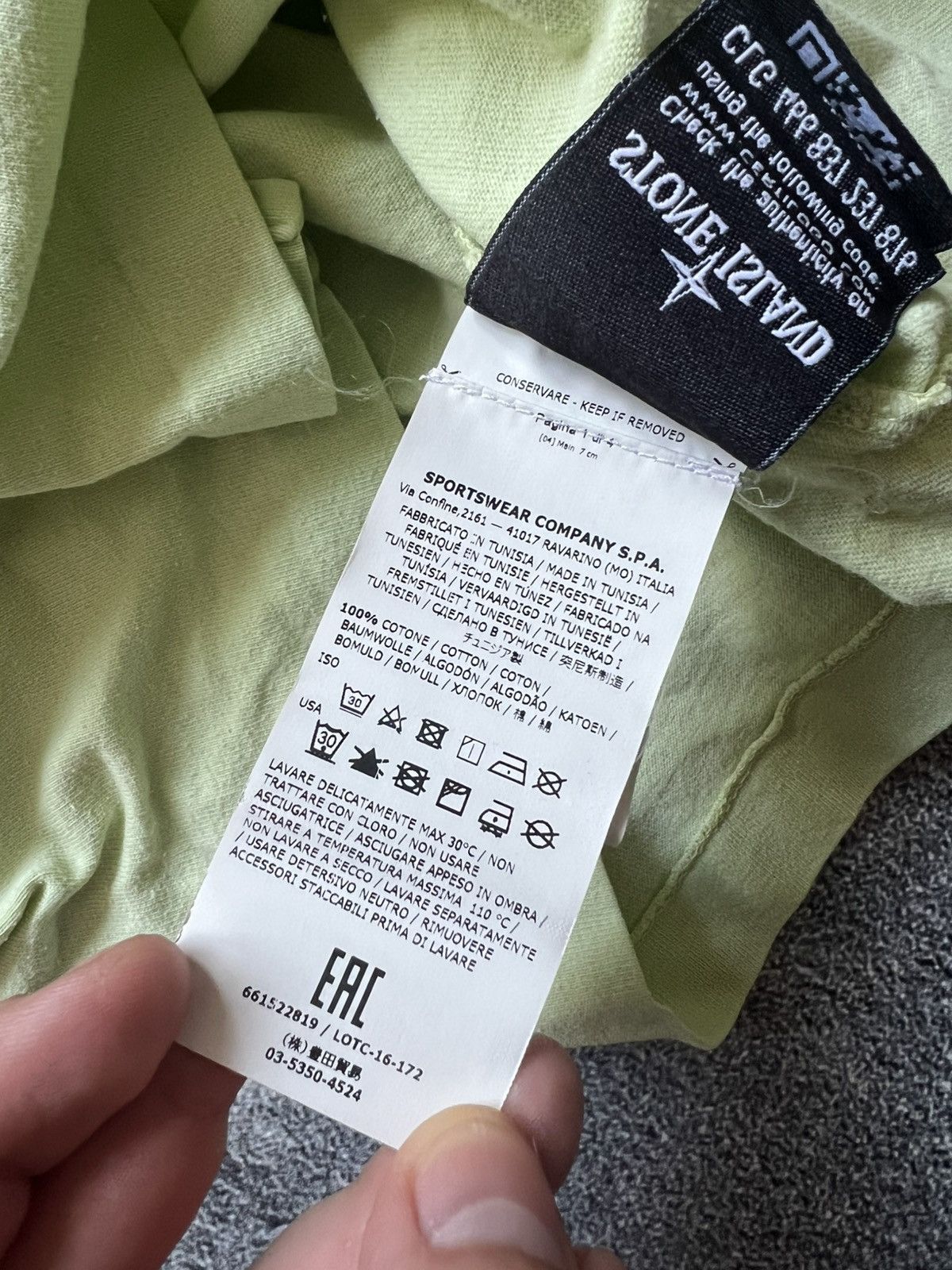 Stone Island Stone Island Green Long Sleeve Size US L / EU 52-54 / 3 - 6 Thumbnail