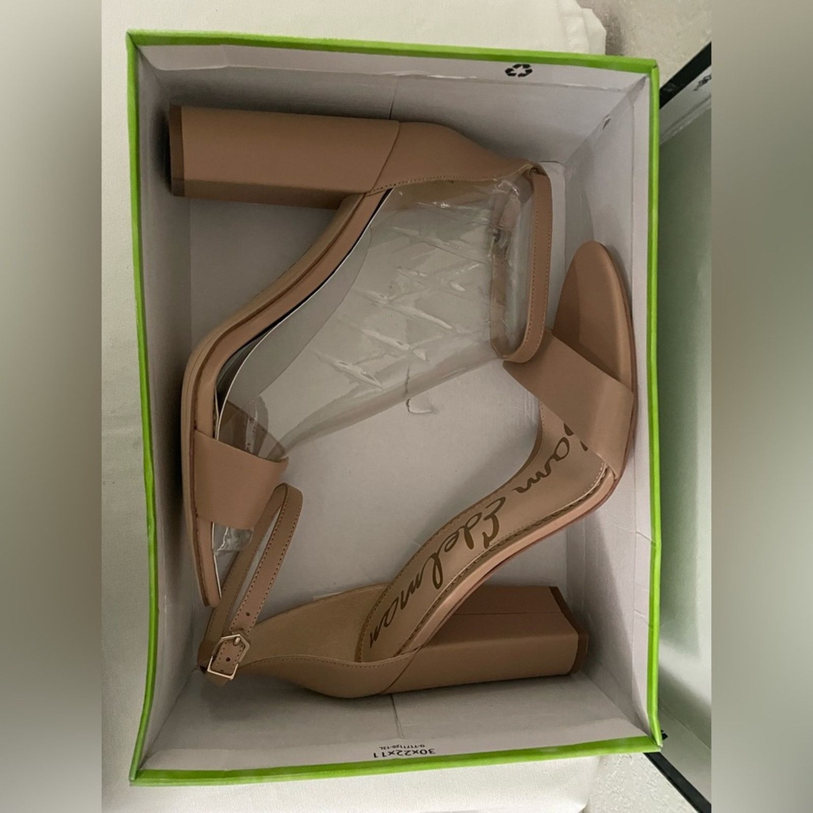 Sam Edelman Sam Edelman Yaro Nude Beige Leather High Heel Sandals 11 Size US 11 / IT 41 - 9 Thumbnail