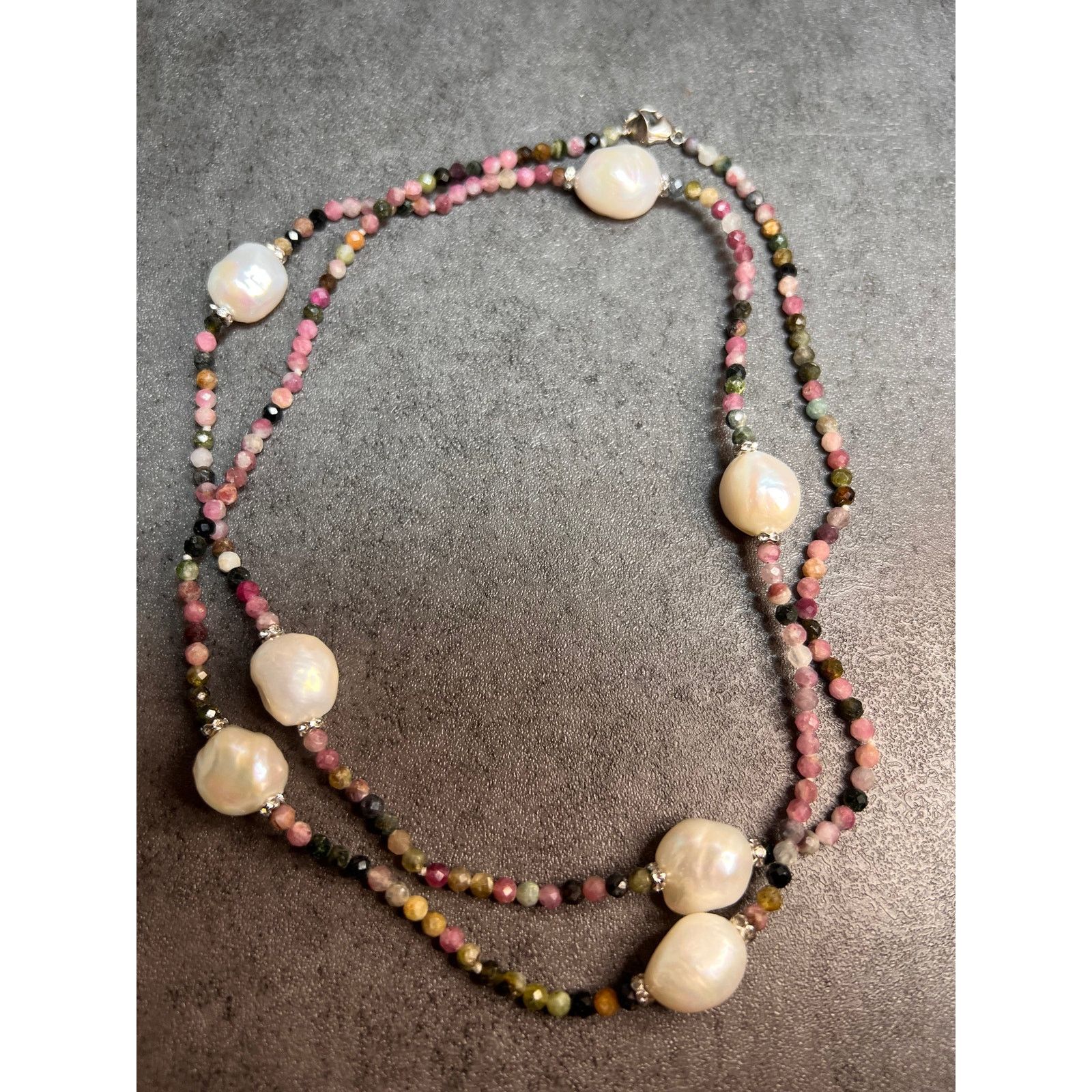 Other Lucas Lameth tourmaline and pearl long necklace Size ONE SIZE - 4 Thumbnail