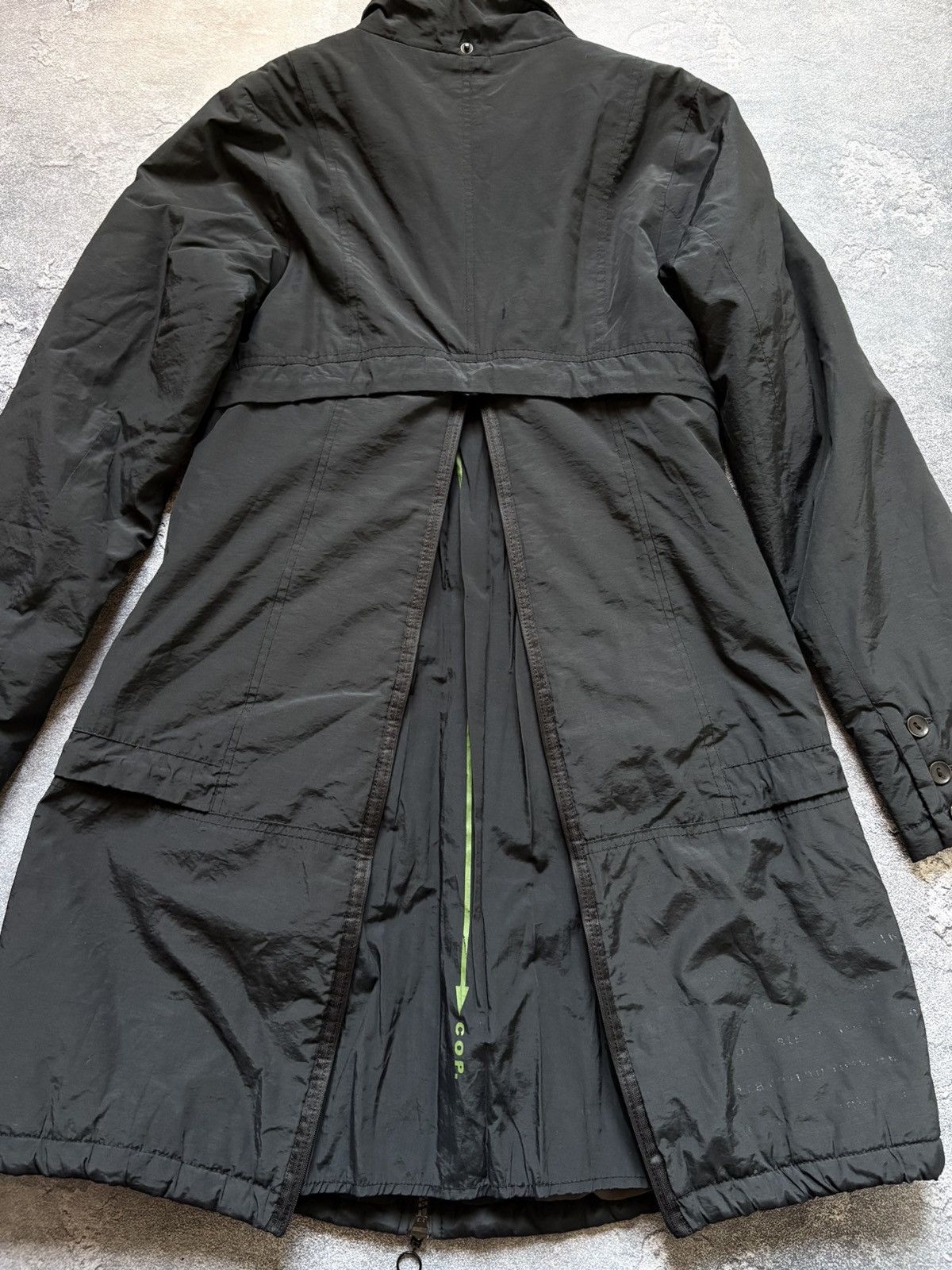 Cop Copine Vintage Cop Copine Avant Garde Black Coat Jacket Size 36 Size XS / US 0-2 / IT 36-38 - 10 Thumbnail