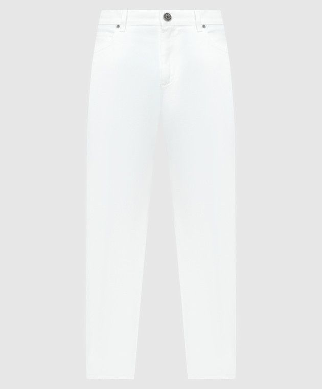 Balmain o1y0426 Denim Pant in White Size US 31 - 1 Thumbnail