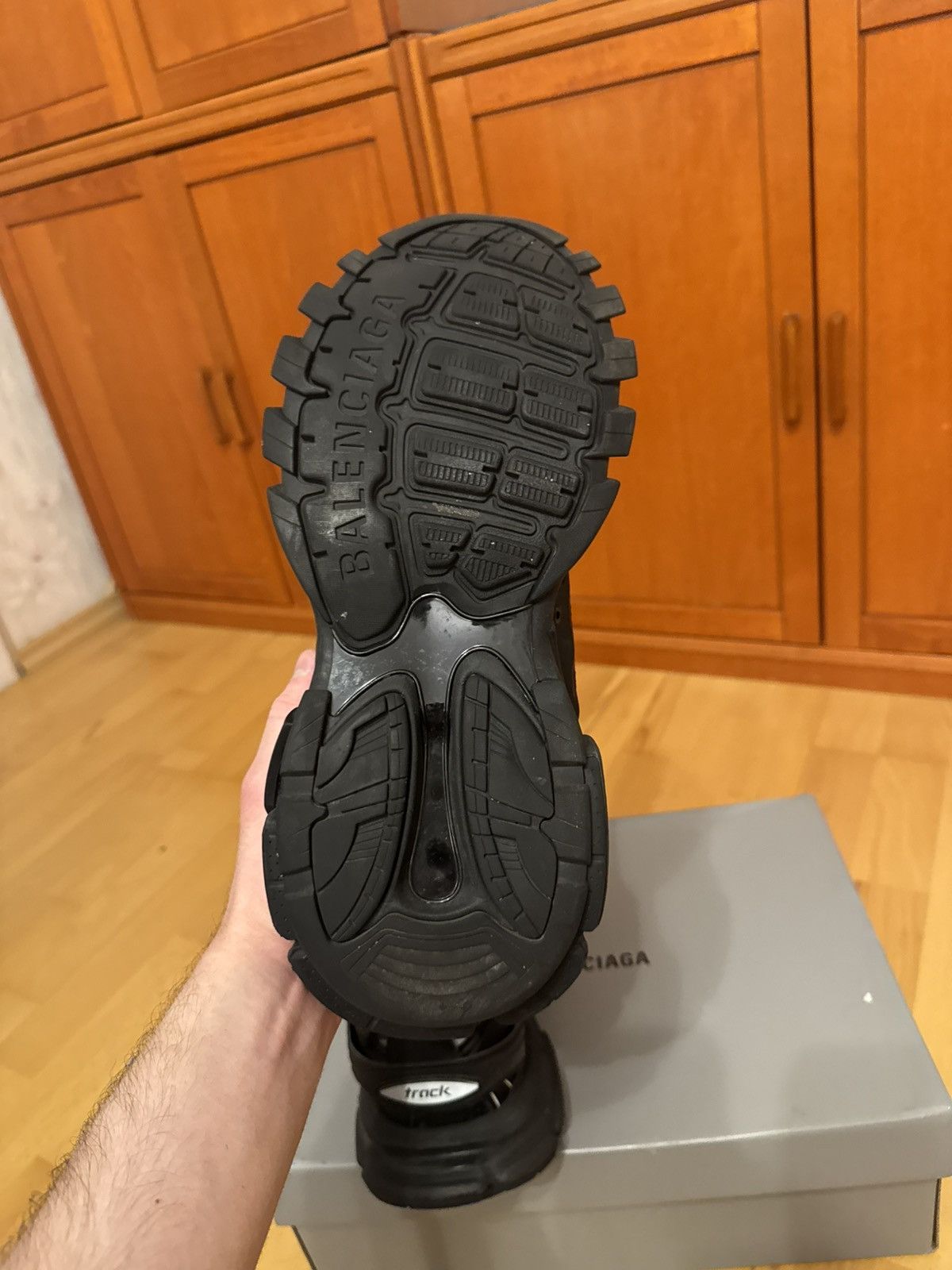 Balenciaga Balenciaga Track Triple Black Size US 12 / EU 45 - 9 Thumbnail