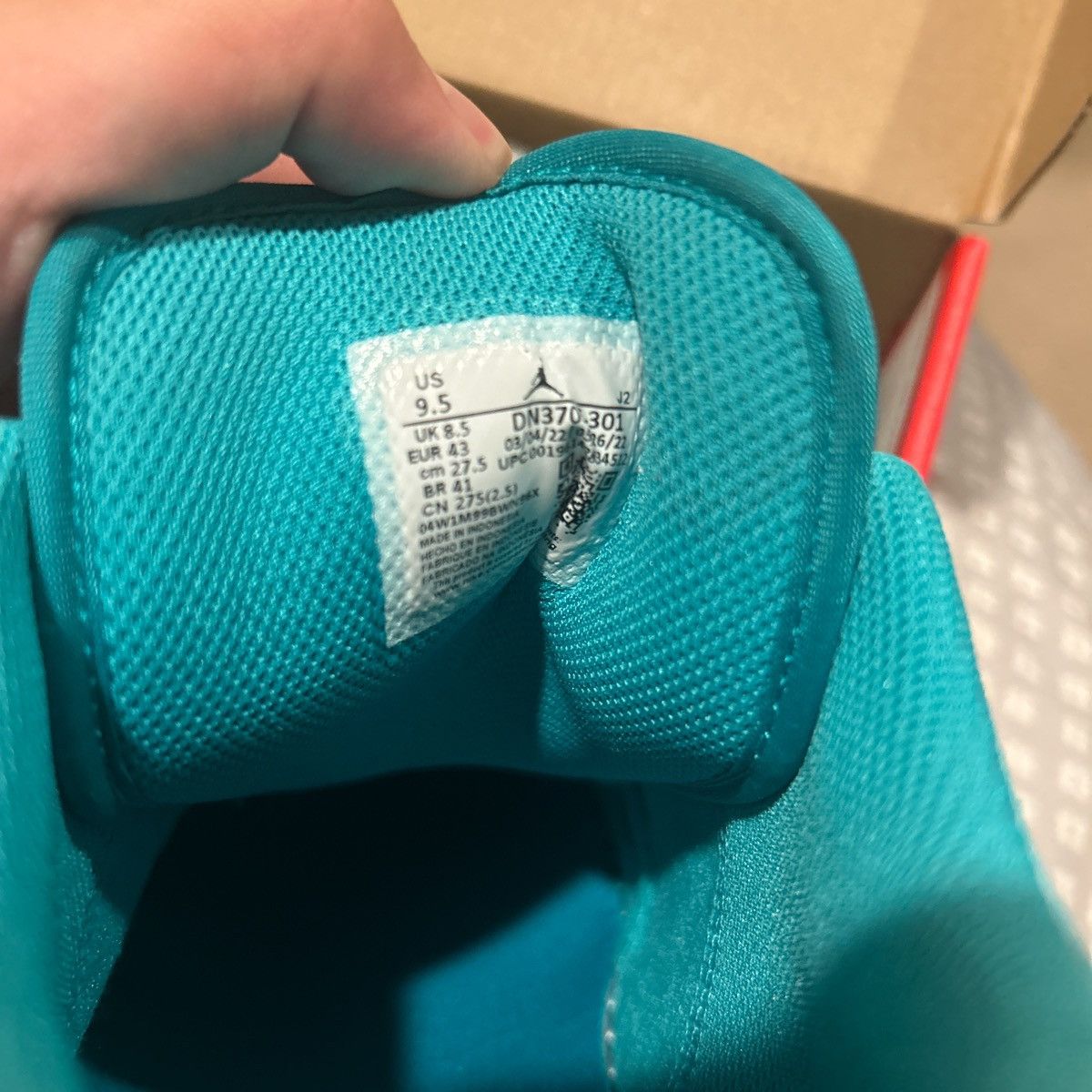 Nike Jordan One Low “New Emerald” Size US 9.5 / EU 42-43 - 8 Thumbnail