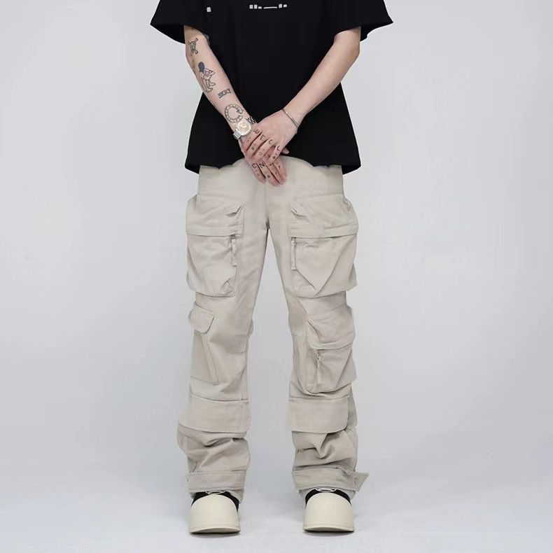 Japanese Brand × Vintage Multi pocket utility grunge baggy cargo pants Size US 34 / EU 50 - 9 Thumbnail