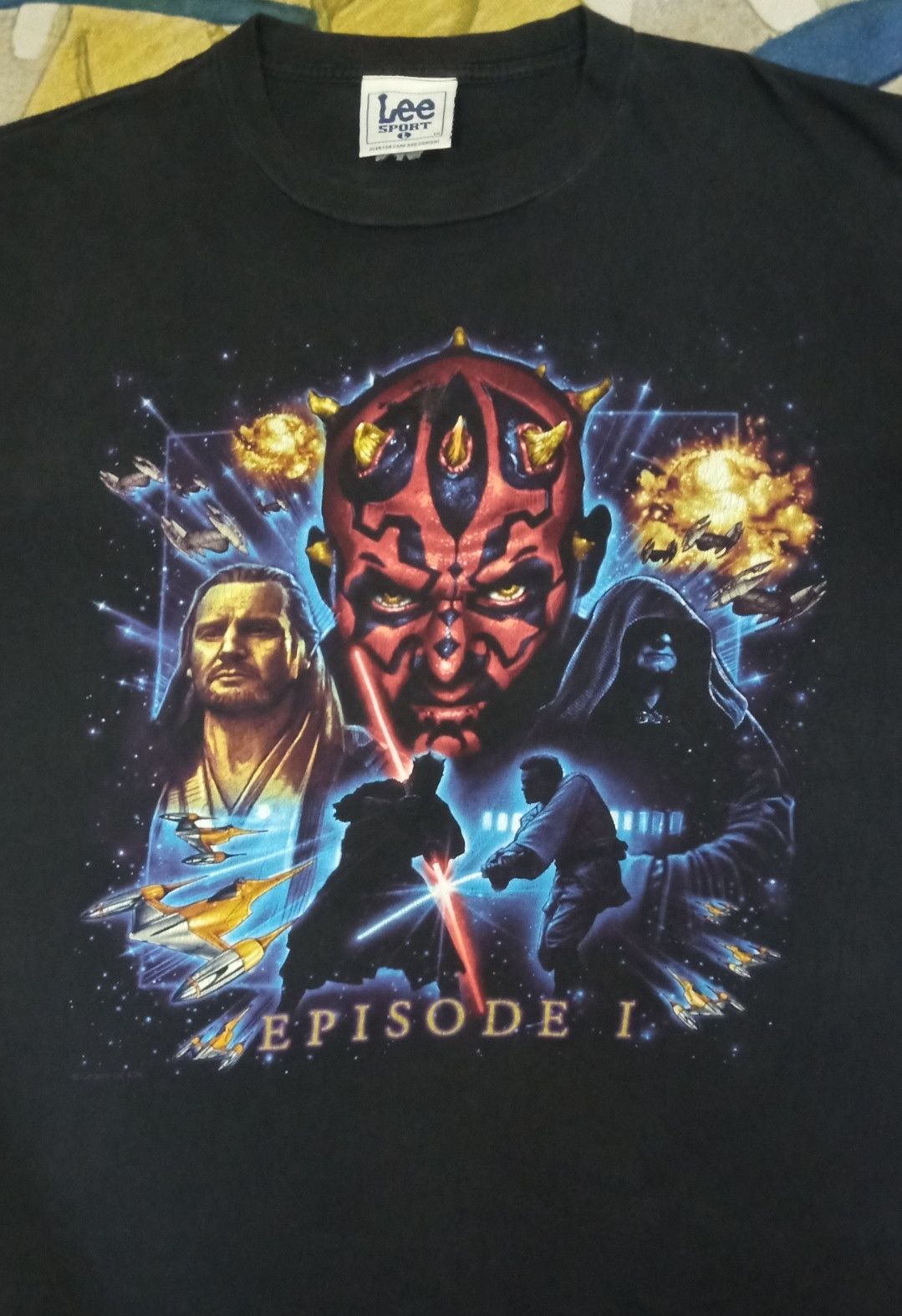 Star Wars × Vintage Vintage 90s Star Wars : Episode I – The Phantom Menace Movie Size US L / EU 52-54 / 3 - 6 Thumbnail