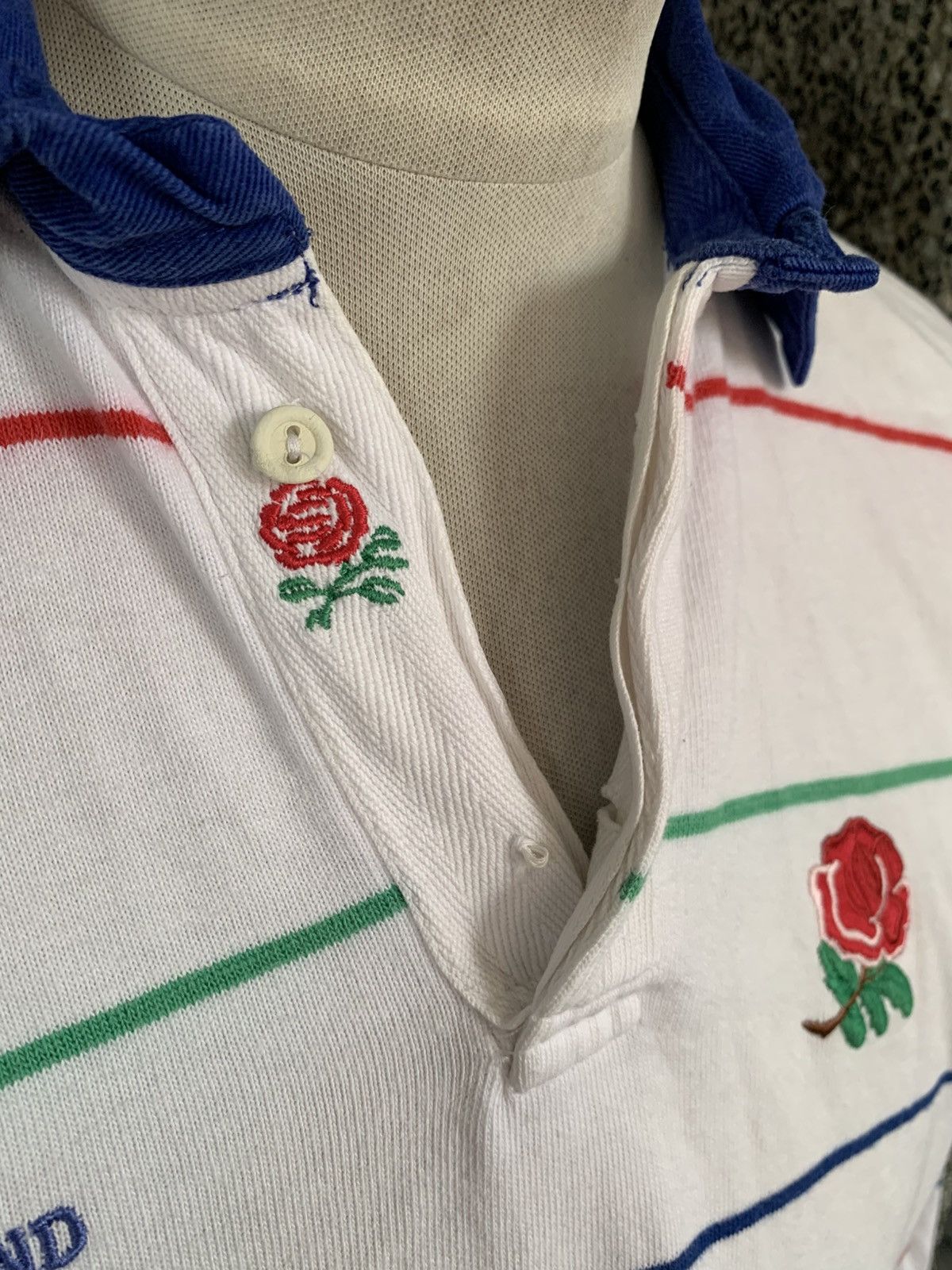 Vintage Vintage England v Italy Twickenham Rugby 1996 Shirt Size US M / EU 48-50 / 2 - 4 Thumbnail