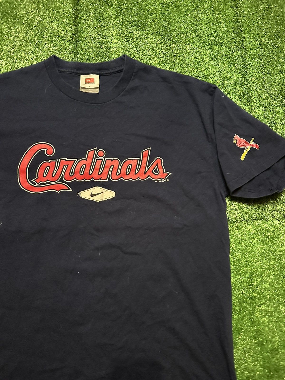 Nike Vintage Y2K Nike Team MLB St. Louis Cardinals Baseball Shirt Size US L / EU 52-54 / 3 - 2 Thumbnail