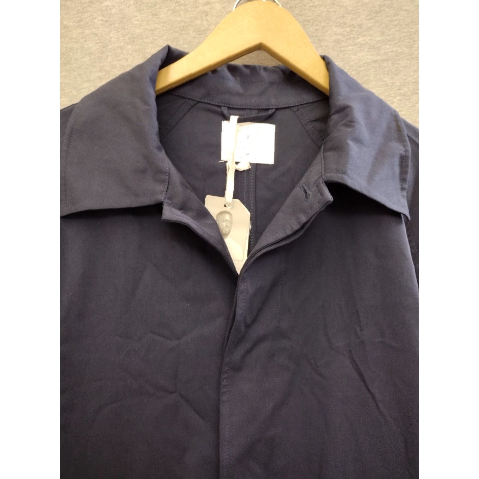 Vintage Stylus X LaDarius Campbell Lightweight Trench Coat Adult M Blue Pockets Buttons Shirt Coat Men Regular M Blue Fashion Rain 90s? Size US M / EU 48-50 / 2 - 3 Thumbnail