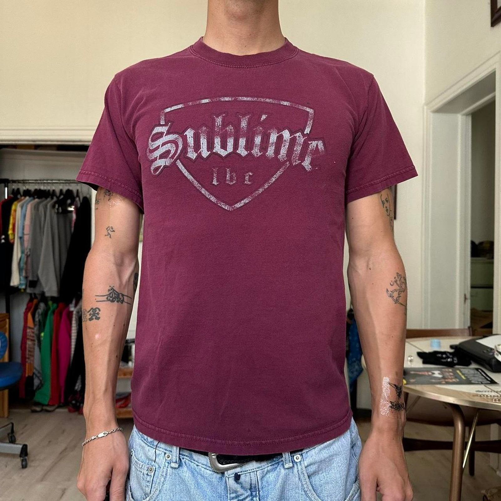 Vintage Vintage 00s Faded Sublime Long Rock Music Tour Shirt Size US S / EU 44-46 / 1 - 4 Thumbnail