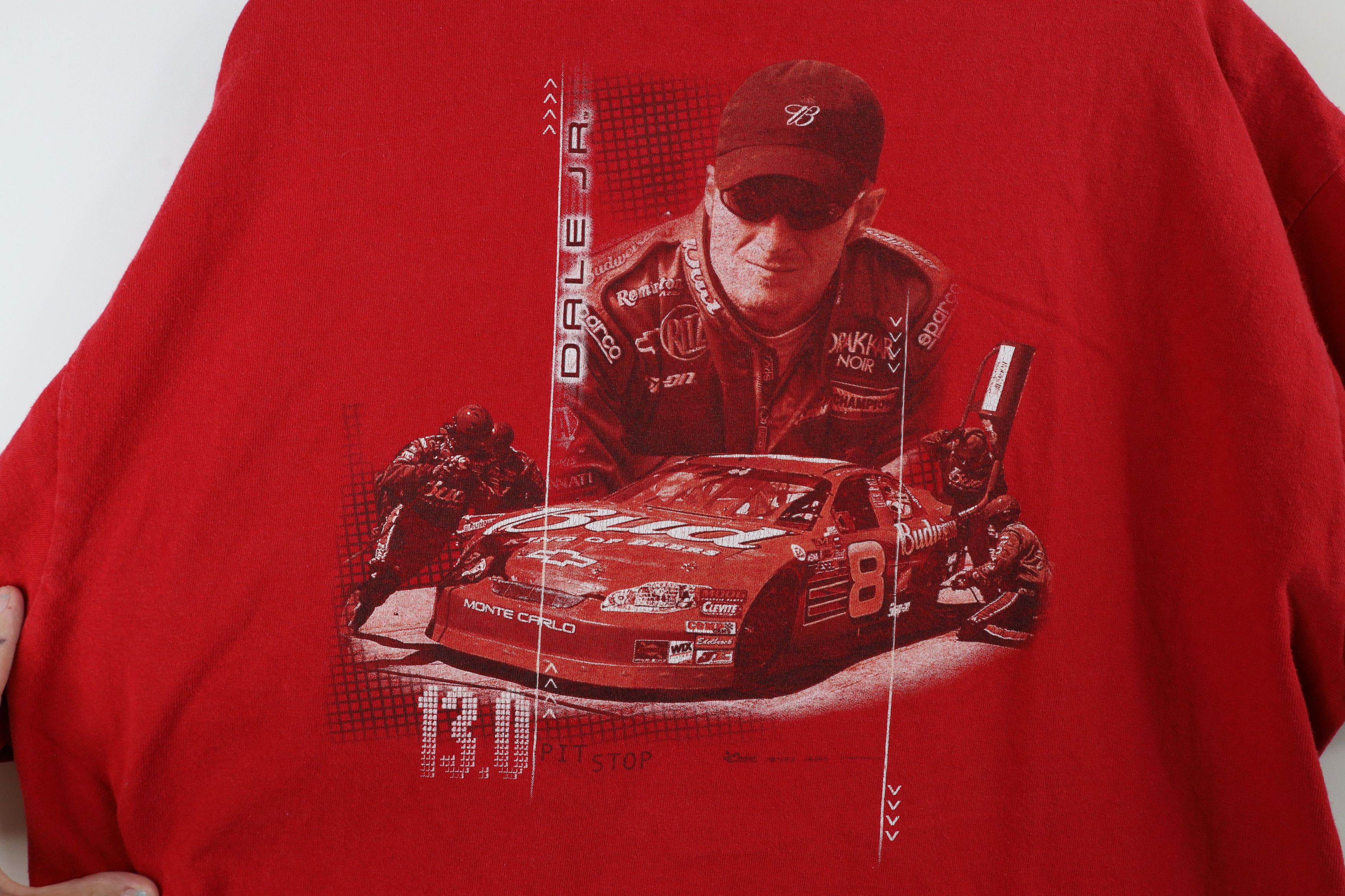Vintage Vintage Nascar Dale Earnhardt Jr Racing Short Sleeve T-Shirt Size US M / EU 48-50 / 2 - 7 Thumbnail
