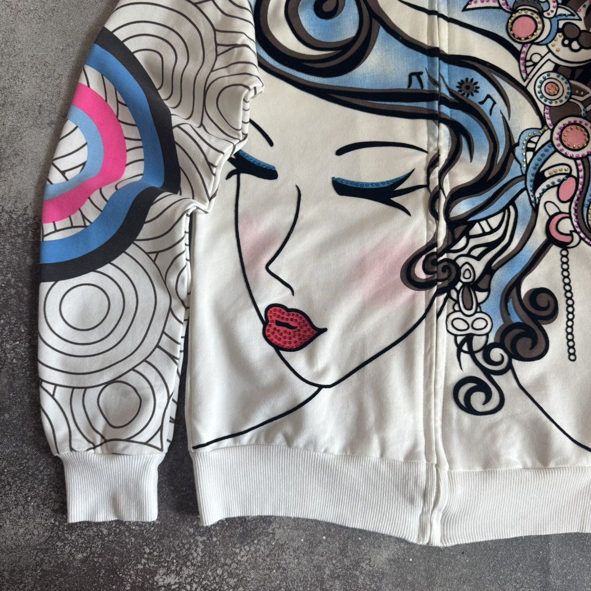 Hysteric Glamour 2000’s Aesthetic Vintage Y2K Glamour Zip Hoodie Size S / US 4 / IT 40 - 6 Thumbnail