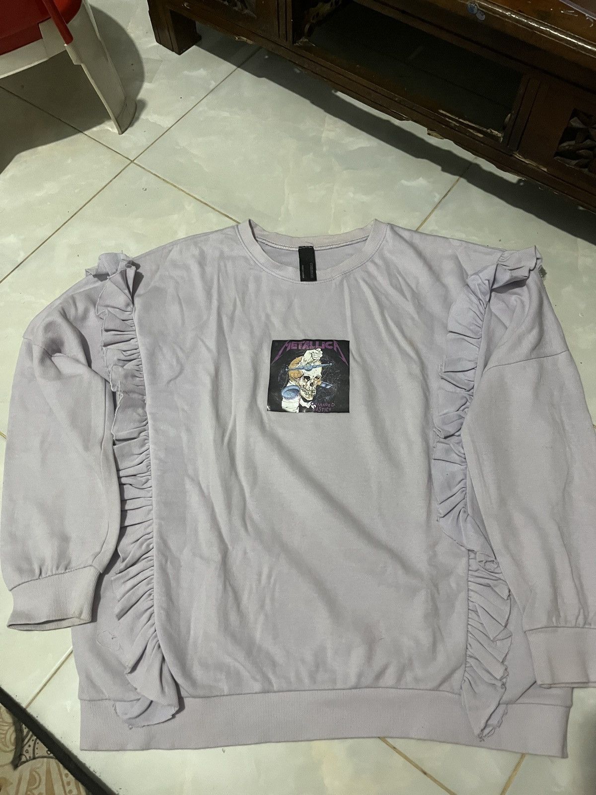 Japanese Brand × Vintage Metalica swetear Size L / US 10 / IT 46 - 1 Thumbnail