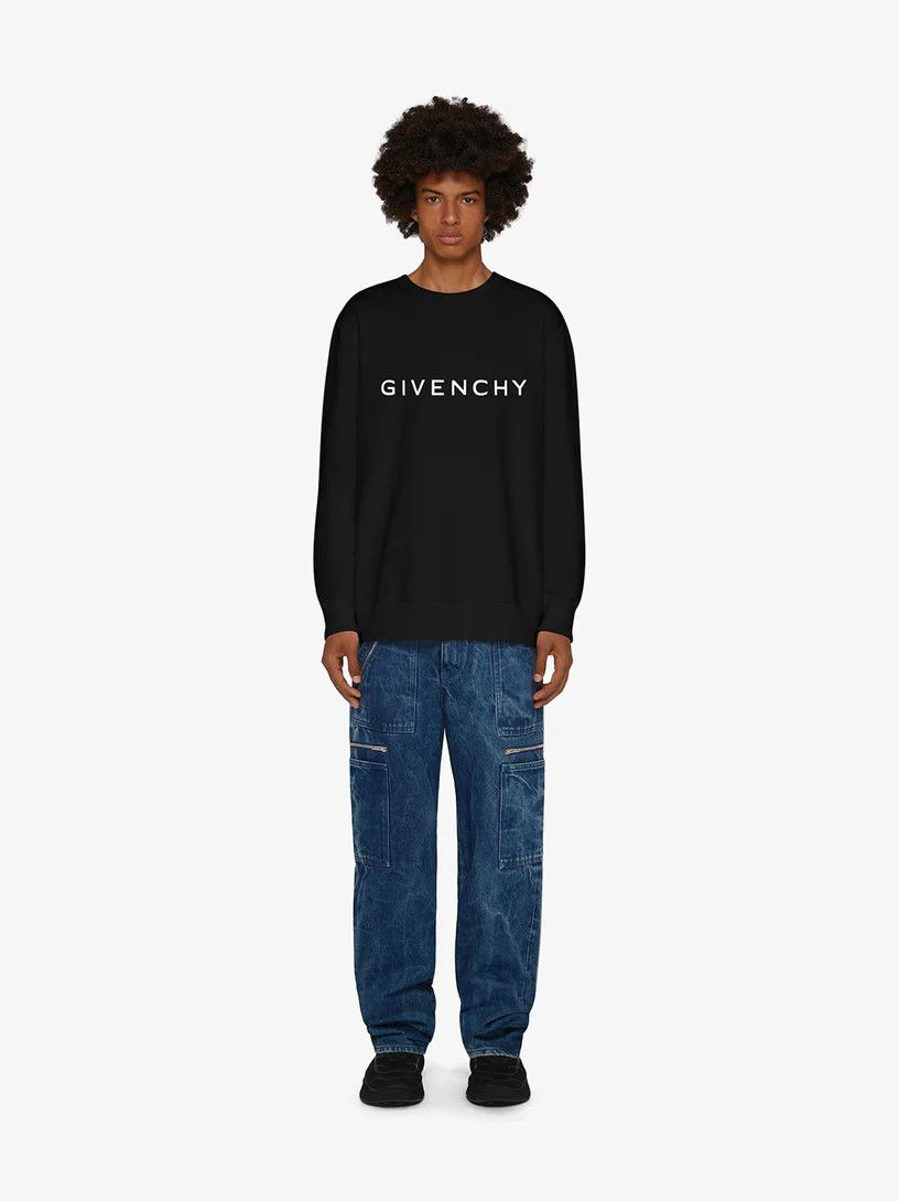 Givenchy o1srvl11e0725 Slim Fit Sweatshirt in Black Size US S / EU 44-46 / 1 - 2 Thumbnail