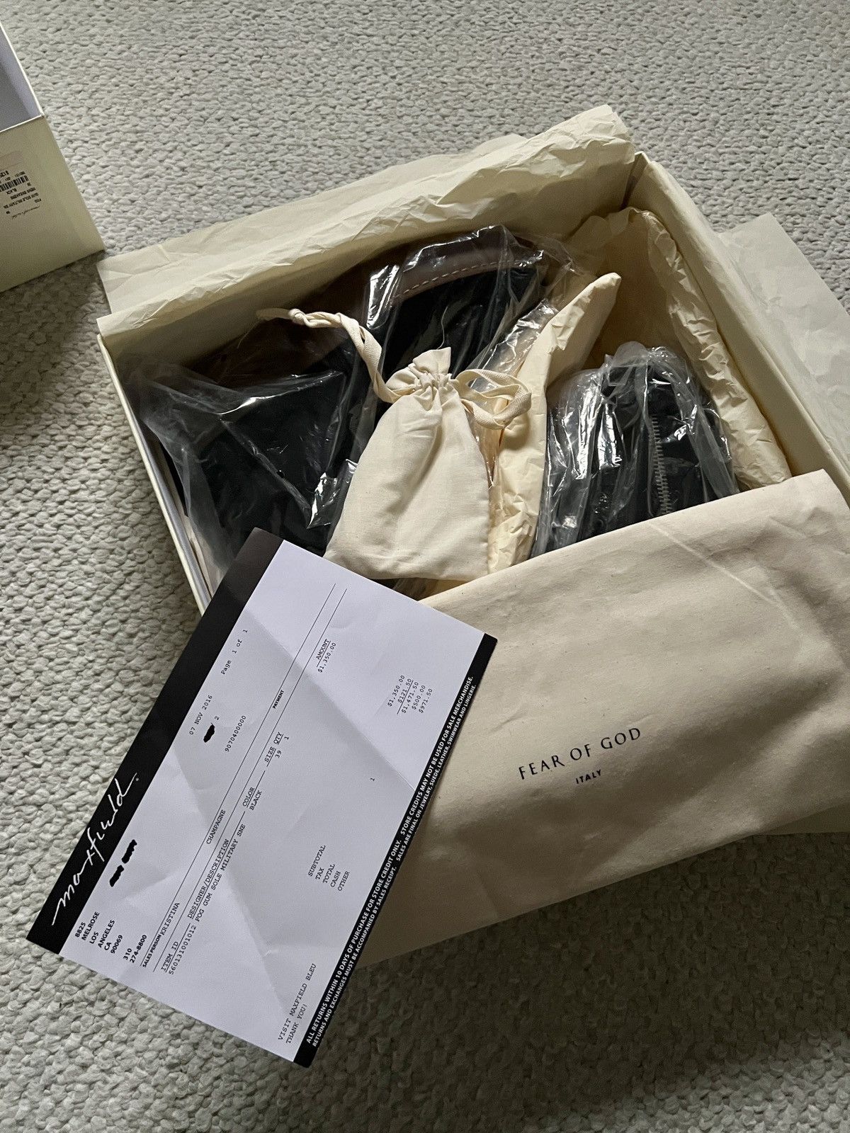 Fear of God Fear of God Military Sneaker Maxfield Exclusive Size US 7 / EU 40 - 6 Thumbnail