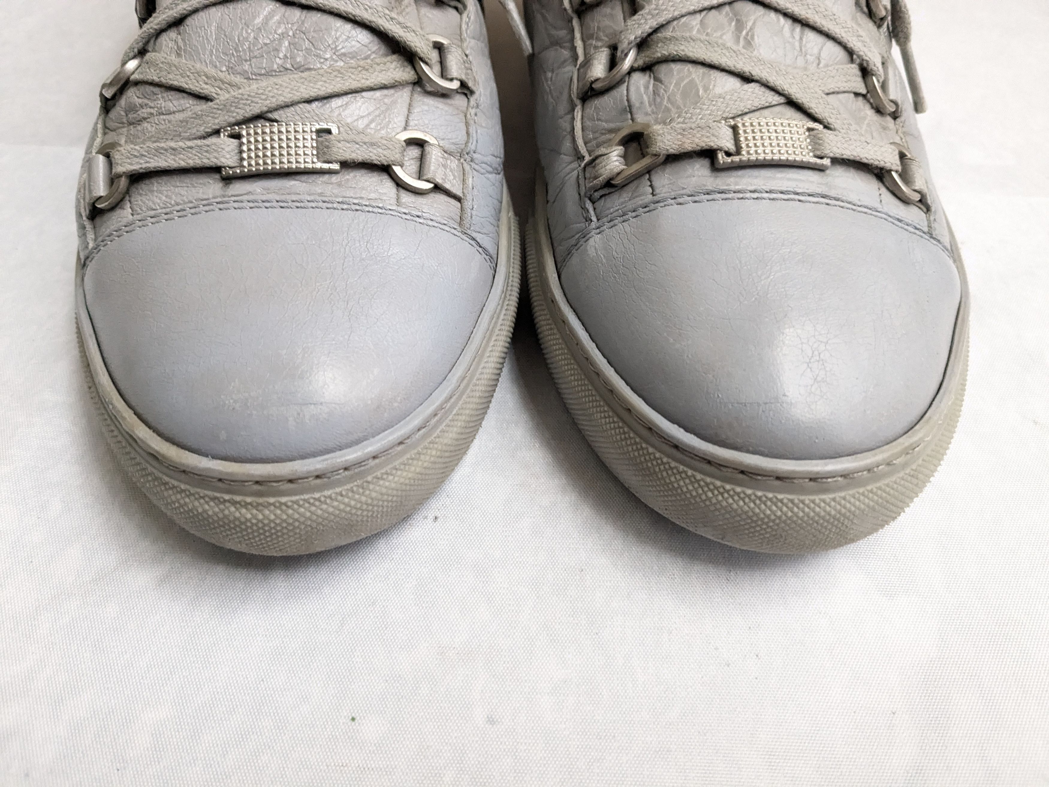 Balenciaga Balenciaga Arena Gray 11 High Tops Leather Size US 13 / EU 46 - 4 Thumbnail