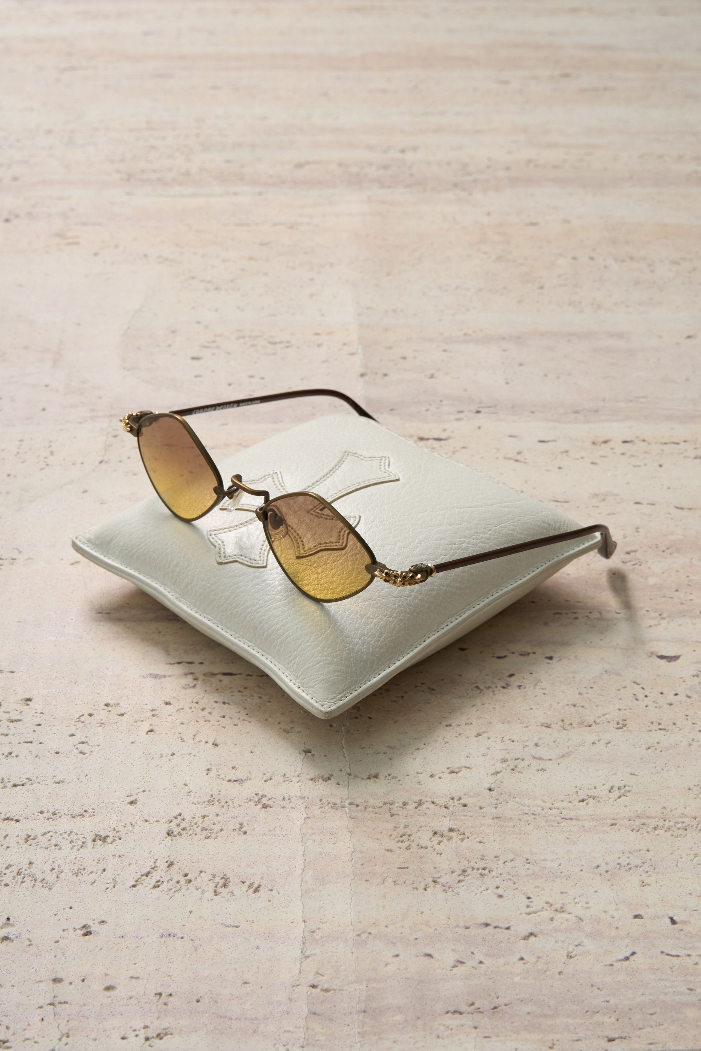 Chrome Hearts CHROME HEARTS DIAMOND DOG SAND - CLASSIC BROWN SUNGLASSES Size ONE SIZE - 1 Thumbnail