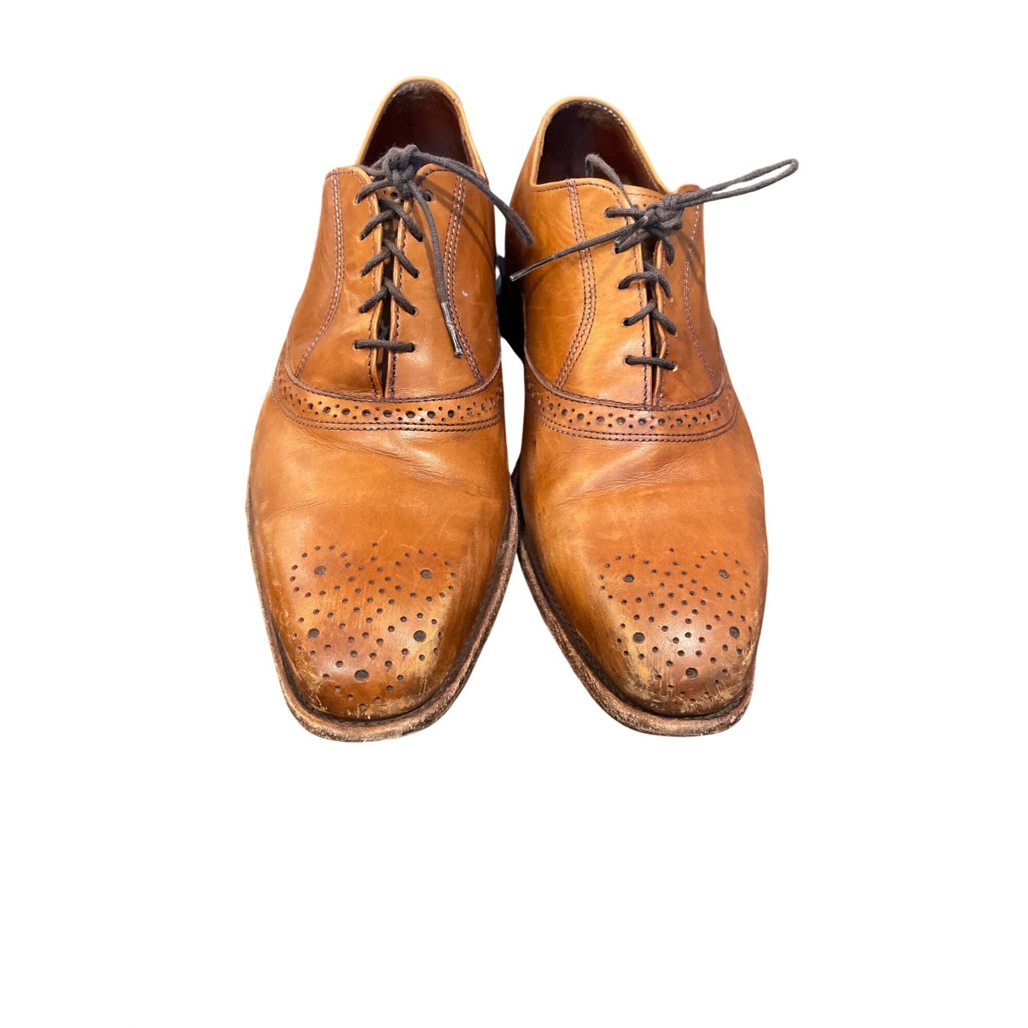Allen Edmonds Allen Edmonds Augusta mens USA VTg brown leather oxford dre Size US 8.5 / EU 41-42 - 12 Thumbnail
