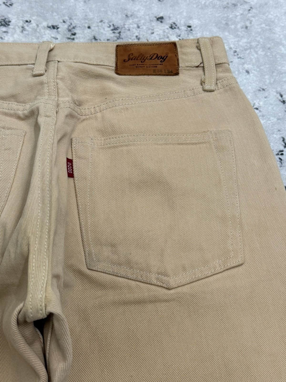 Japanese Brand Vintage SALTY DOG Selvedge Denim Jeans Size US 26 / EU 42 - 14 Thumbnail