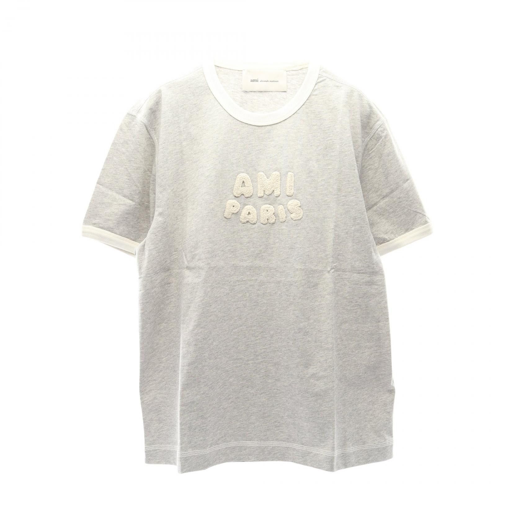 AMI Ami AMI Cotton Tshirt Textile T-Shirts UTS371.724A079S DUTY FREE for USA Size ONE SIZE - 1 Thumbnail