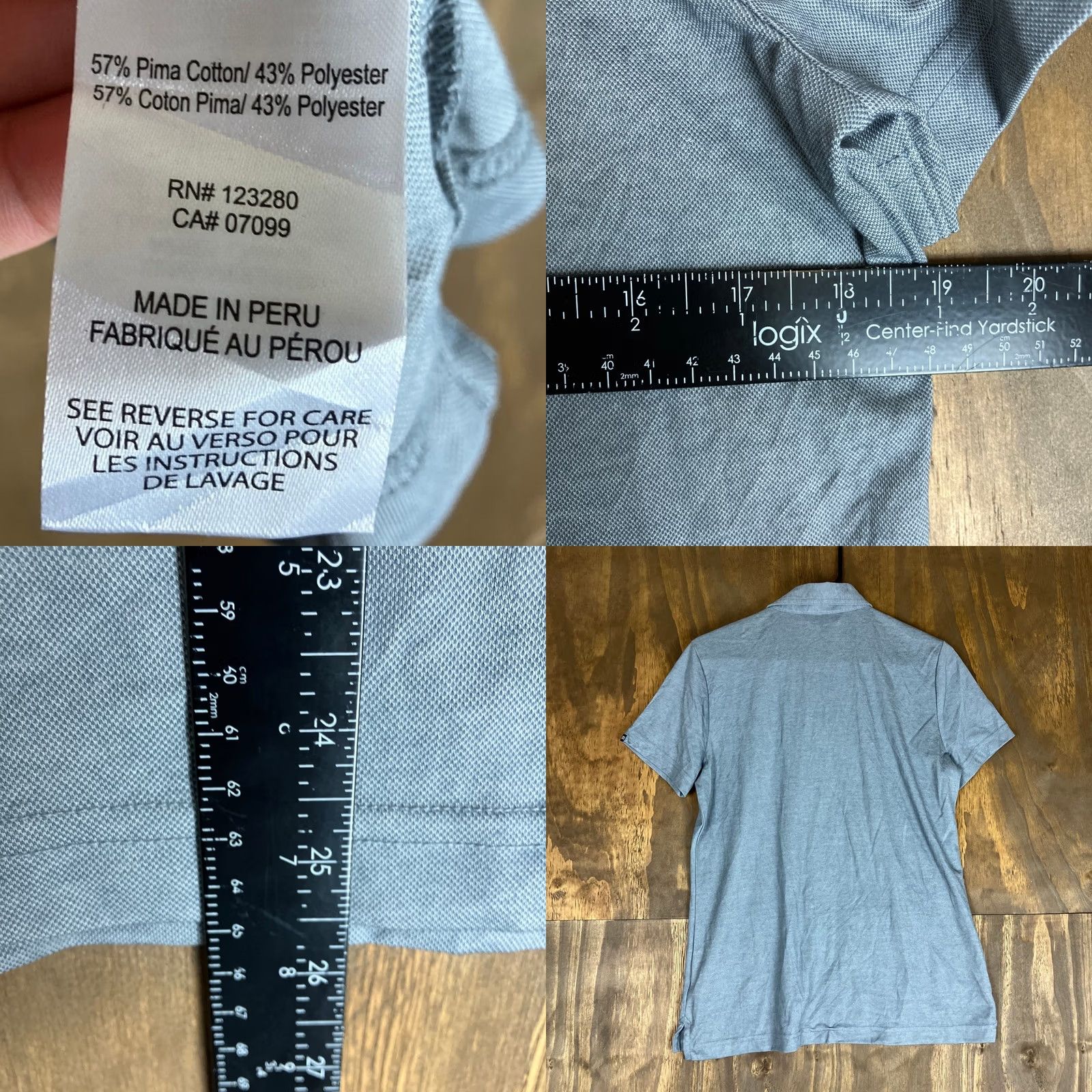 TravisMathew Travis Mathew Womens Shirt Polo Gray Short Sleeve Pima Cotton Blend Medium Clothes Athleisure Workwear Shirt Belts? Size M / US 6-8 / IT 42-44 - 8 Thumbnail