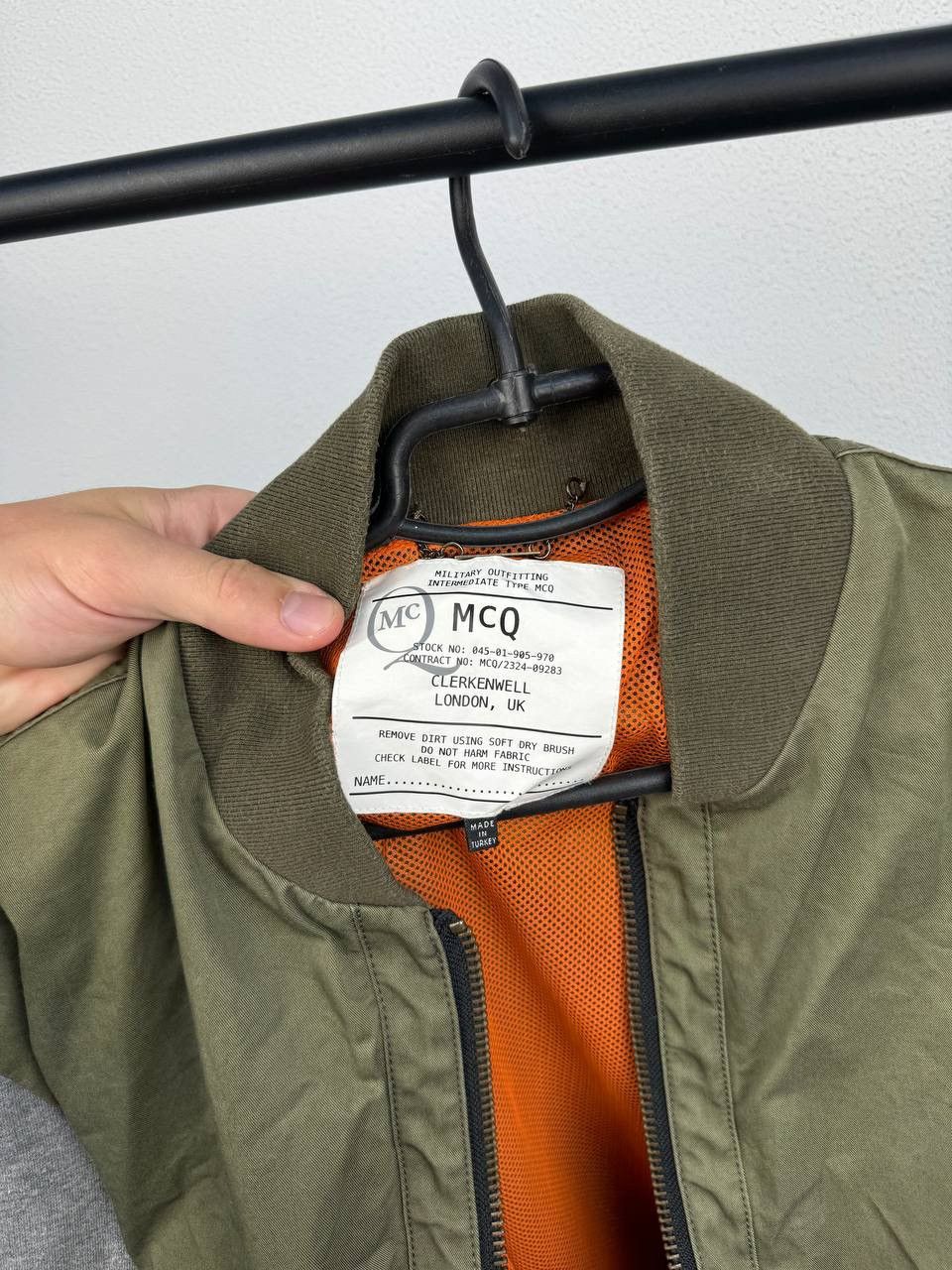 Alexander McQueen × Vintage Alexander McQueen MCQ MA-1 Giacca Bomber Jacket Size US M / EU 48-50 / 2 - 9 Thumbnail