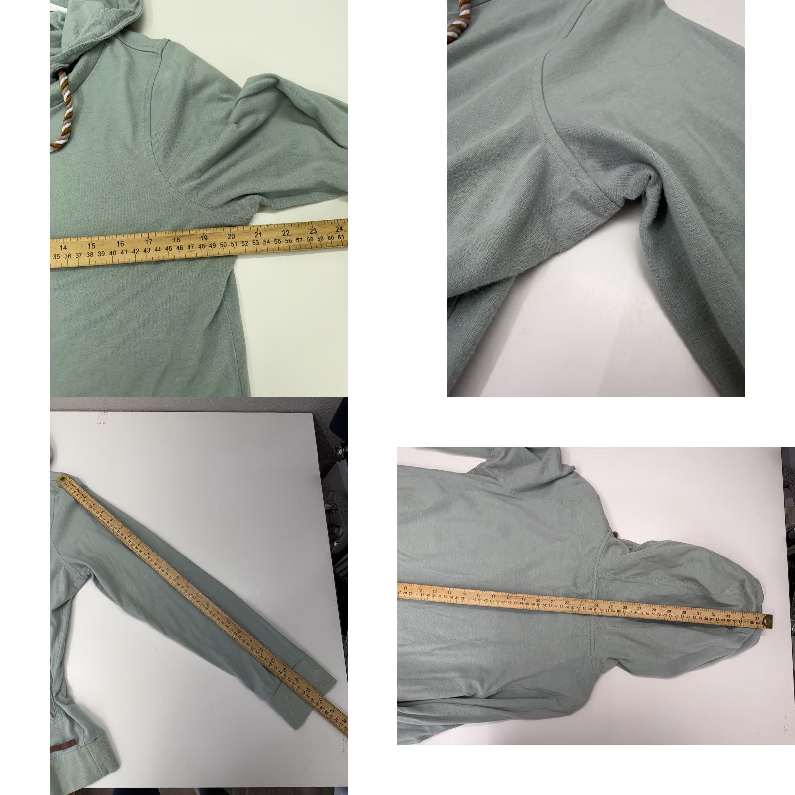 BKE BKE Sweatshirt Womens Large Green Hooded Pullover Shirt Pullover All Seasons Colorblock Size L / US 10 / IT 46 - 8 Thumbnail