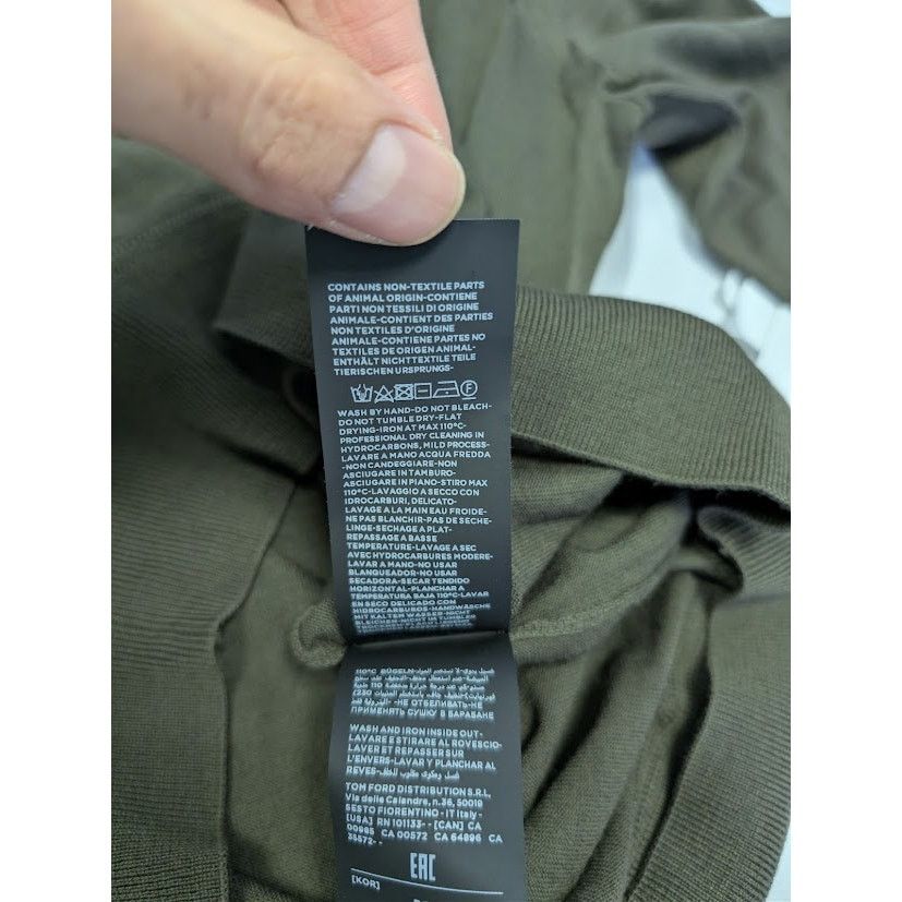 Tom Ford o1rshd1 Long sleeve Polo Shirt in Dark Green Size US L / EU 52-54 / 3 - 17 Thumbnail