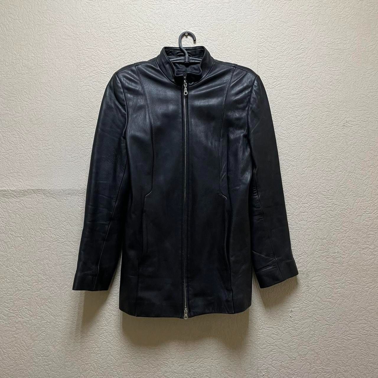 VINTAGE LEATHER ZIP JACKET PUNK OPIUM MULTIPOCKET BIKER