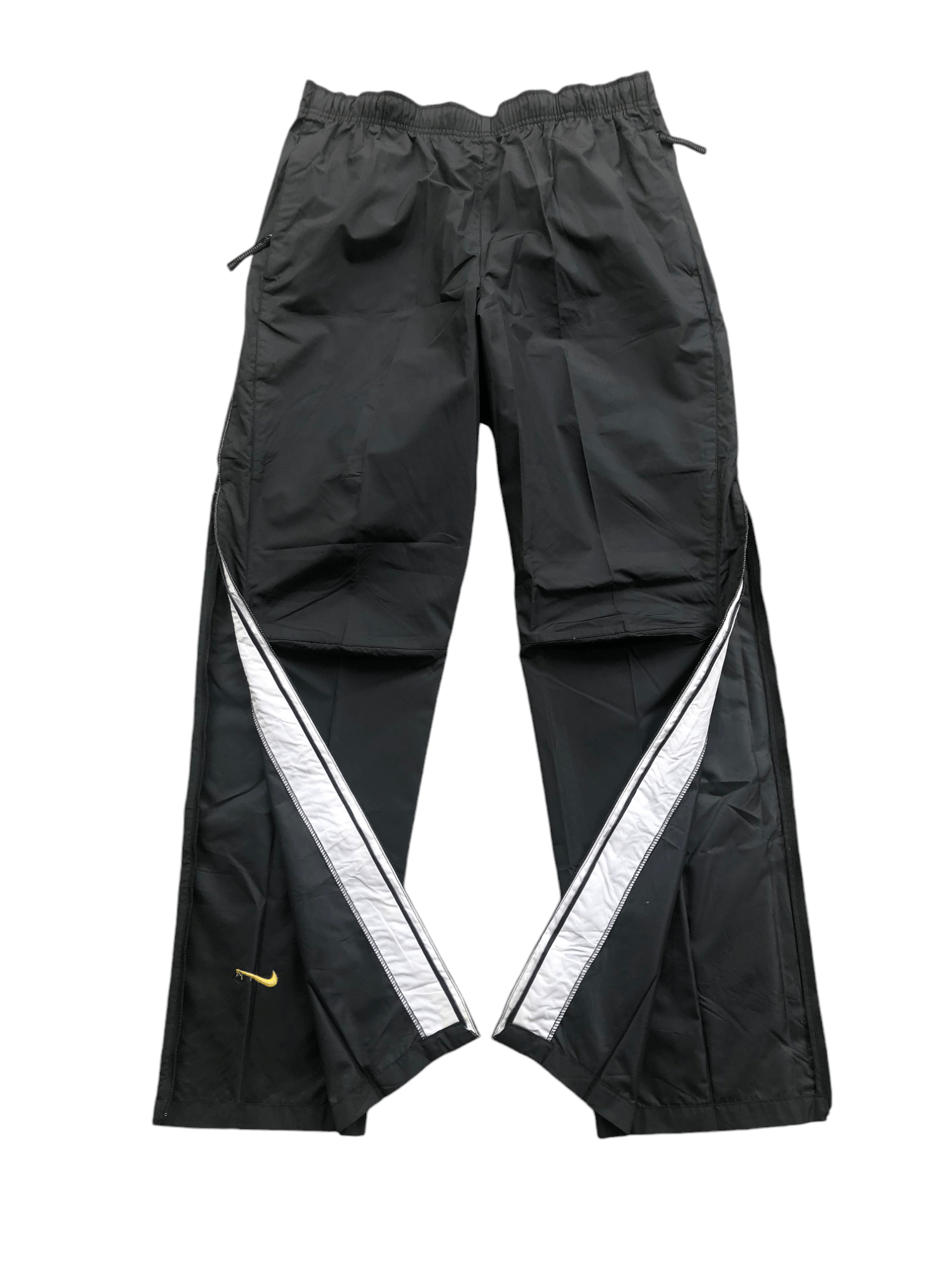 Nike × Vintage y2k Nike zip up nylon drill pants Size US 34 / EU 50 - 1 Thumbnail