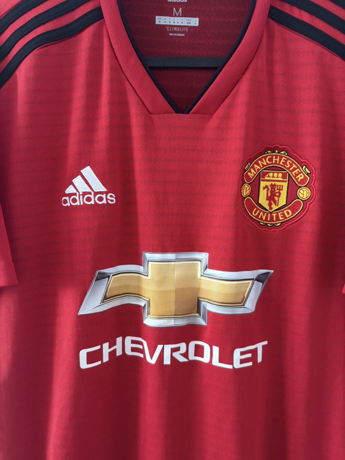 Manchester United adidas 2018/2019 domowa — zdjęcie 2