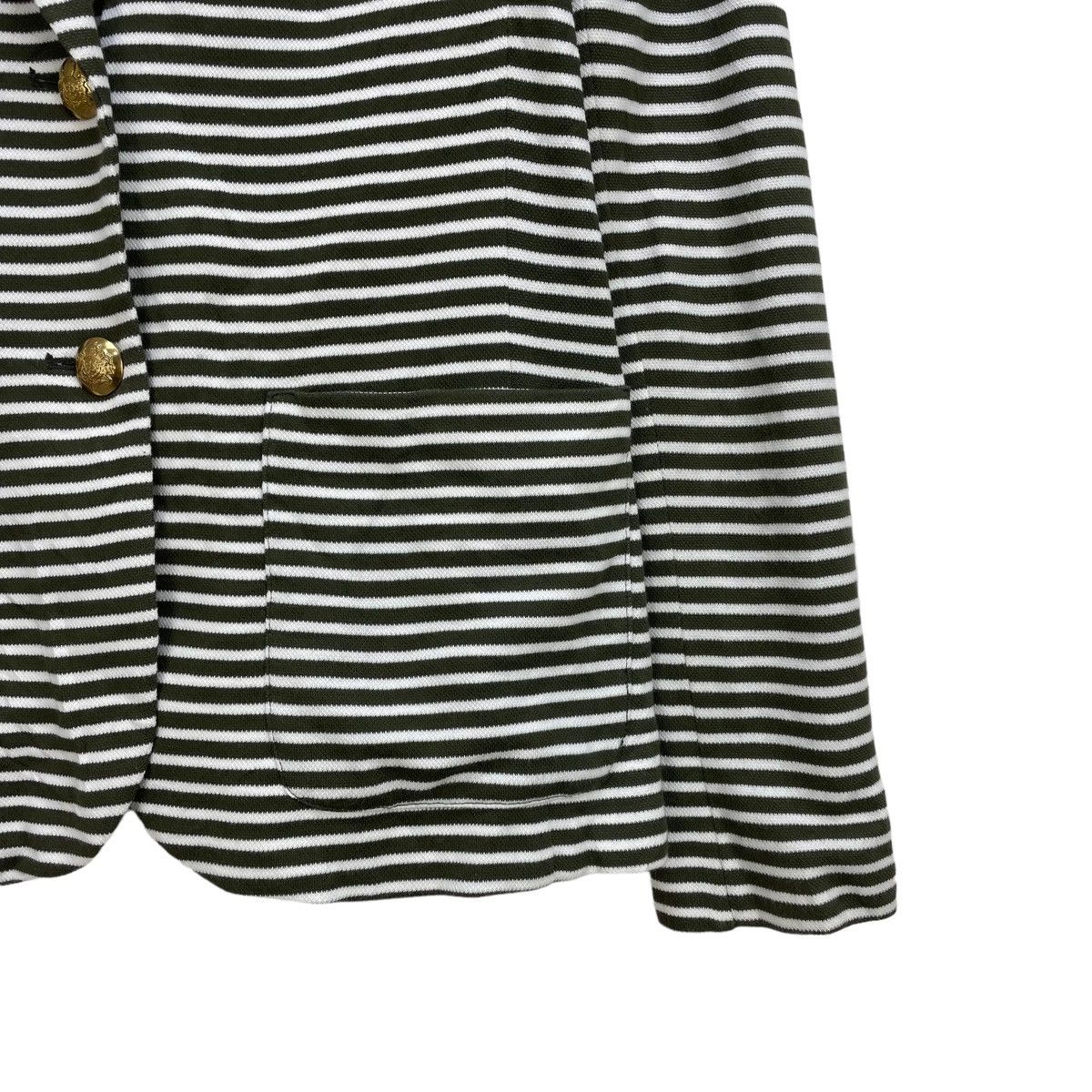 Ralph Lauren 🔥Ralph Lauren Stripes Green Jacket Size S / US 4 / IT 40 - 5 Thumbnail
