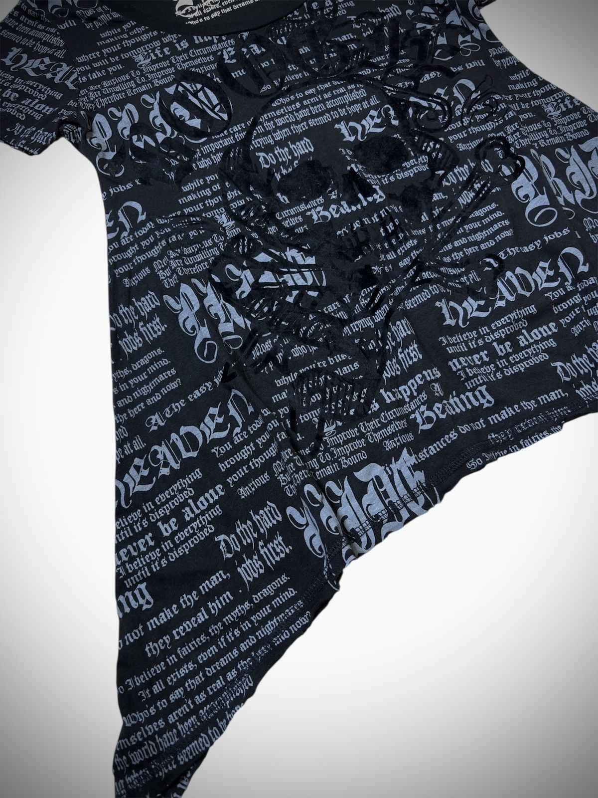 Japanese Brand 2000’s Dig Deep - Japanese Archive’s Poem Punk Style T-Shirt Size M / US 6-8 / IT 42-44 - 3 Thumbnail