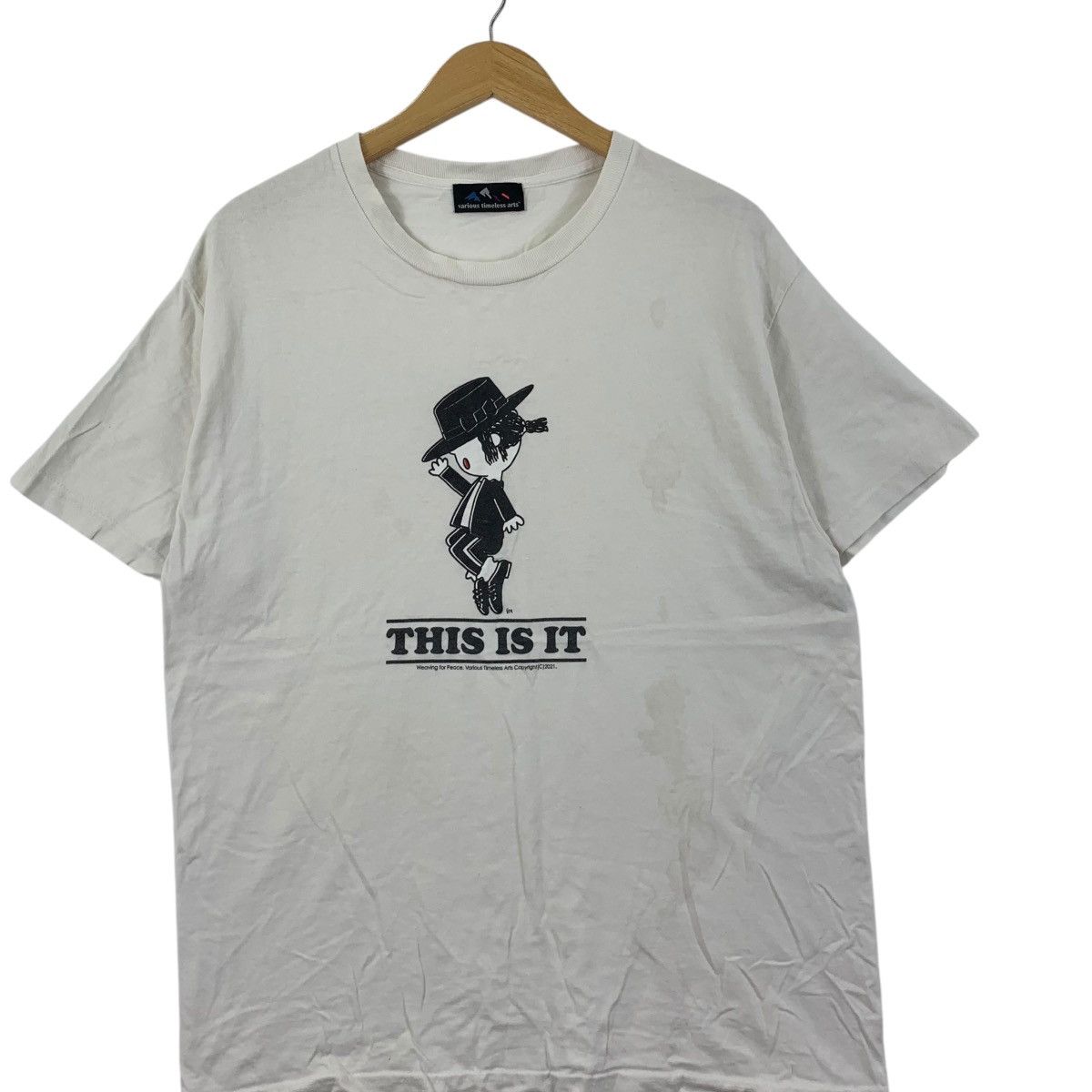 Other VARIOUS TIMELESS ARTS Michael Jackson MJ Tee Shirt Top Size M / US 6-8 / IT 42-44 - 3 Thumbnail