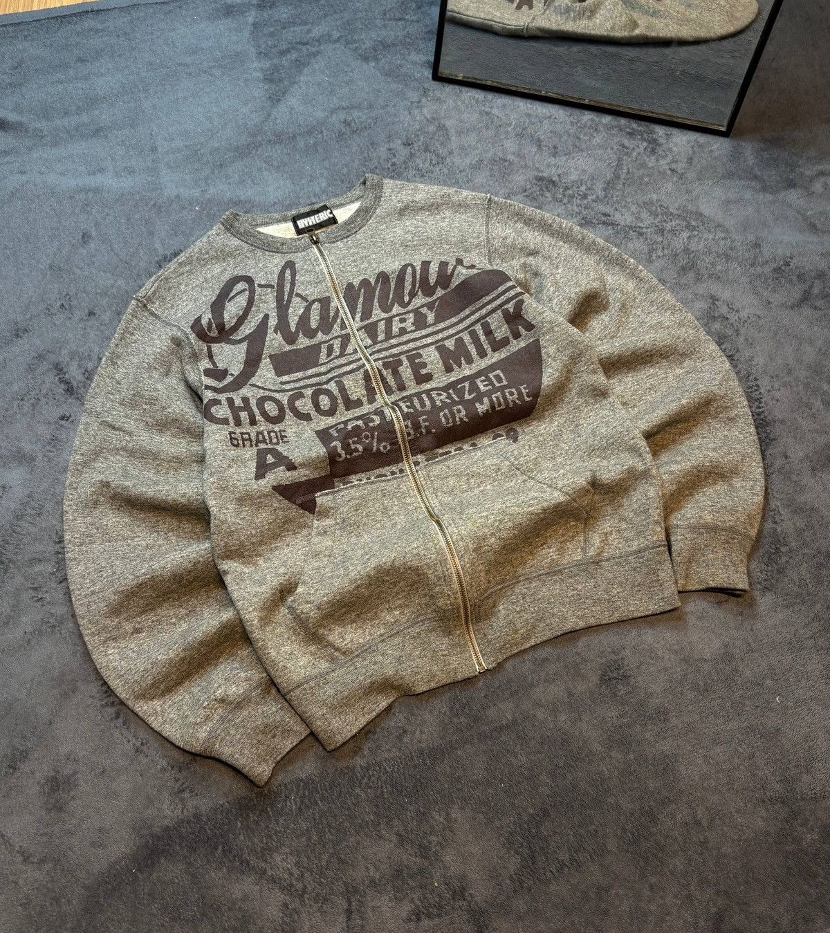 Hysteric Glamour Hysteric Glamour Dairy Milk Y2k Zip Sweatshirt Rare Size US M / EU 48-50 / 2 - 2 Thumbnail