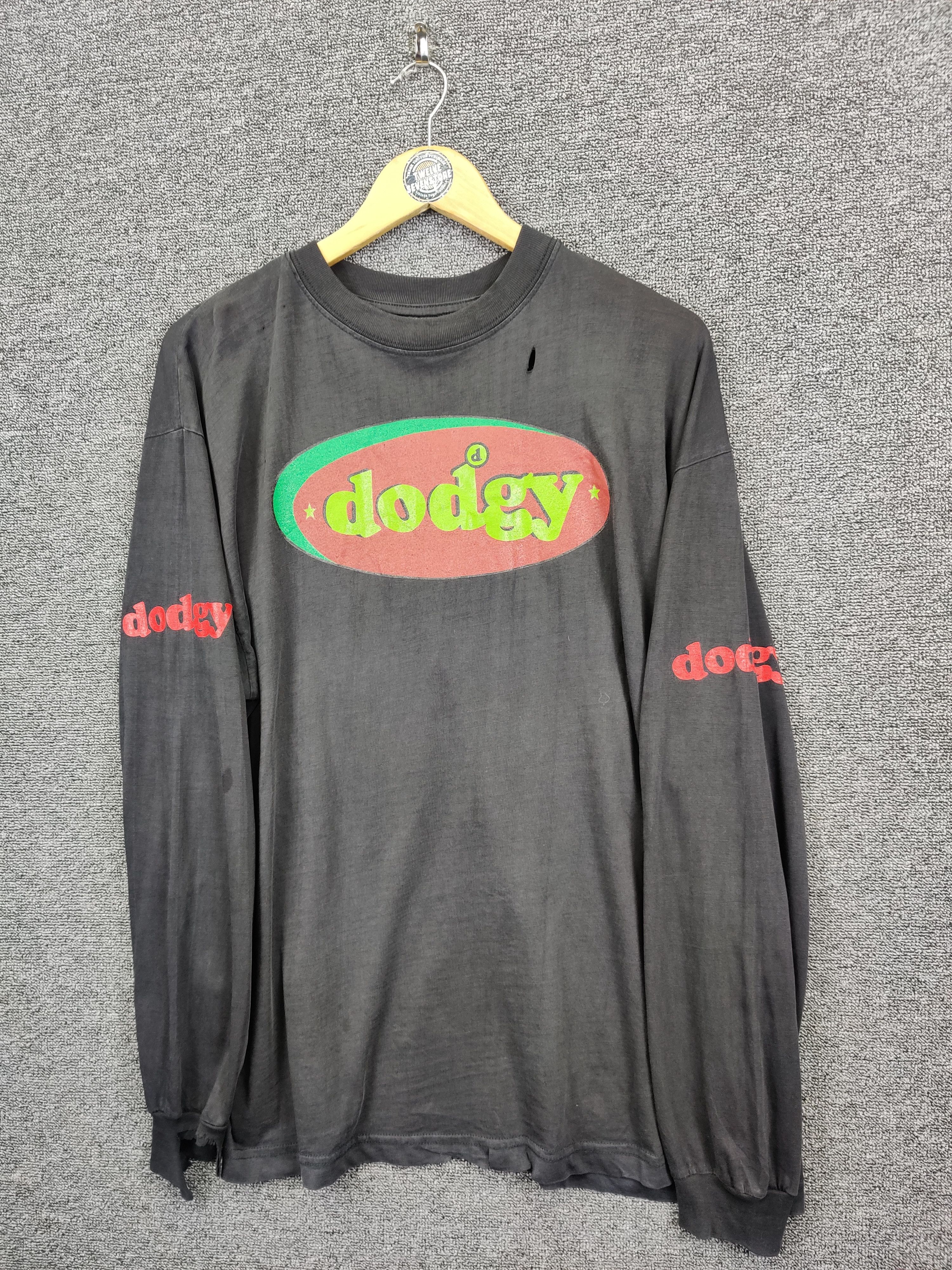 Band Tees Vintage Thrashed Dodgy Distressed Britpop Long Sleeve Tshirt Size US XL / EU 56 / 4 - 2 Thumbnail