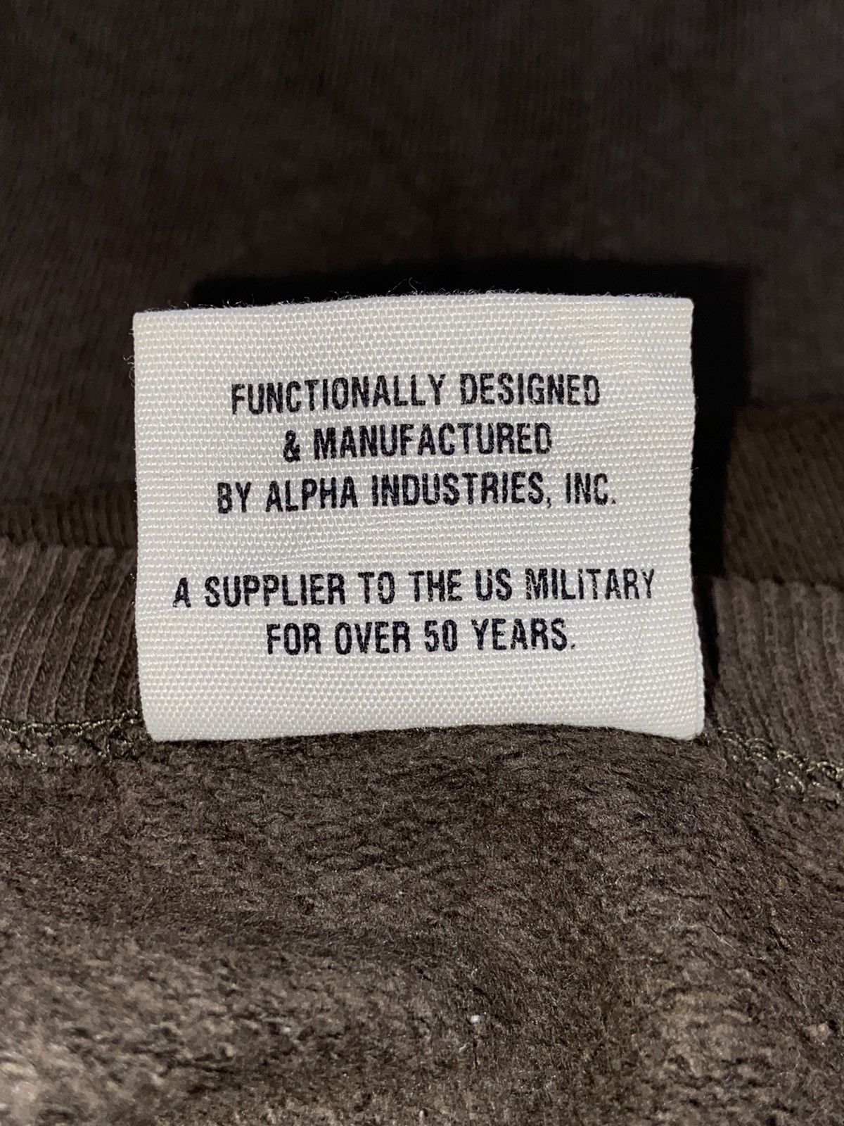 ALPHA INDUSTRIES Army Long Sweater