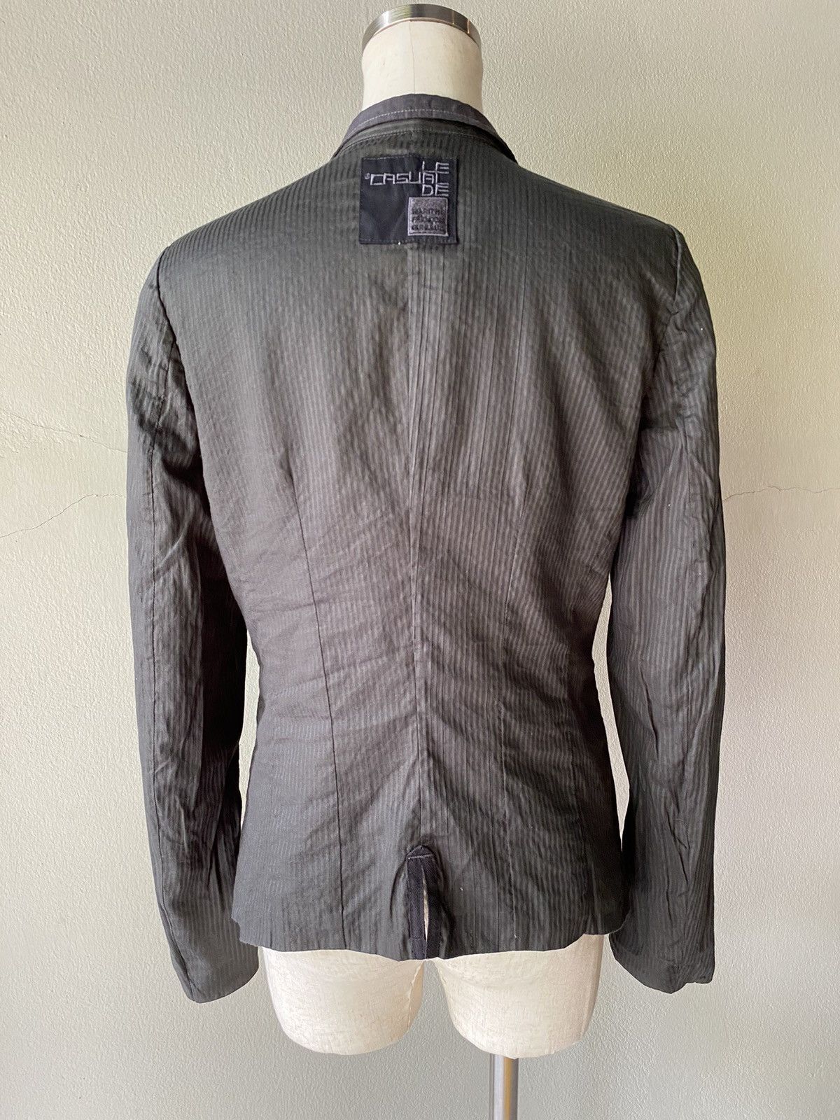 Marithe + Francois Girbaud Marithe Francois Girbaud women blazer in light and dark gray Size S / US 4 / IT 40 - 18 Thumbnail