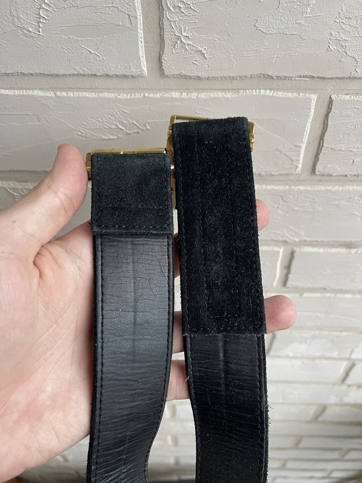 Fendi × Vintage Fendi Women Suede Belt Size ONE SIZE - 4 Thumbnail