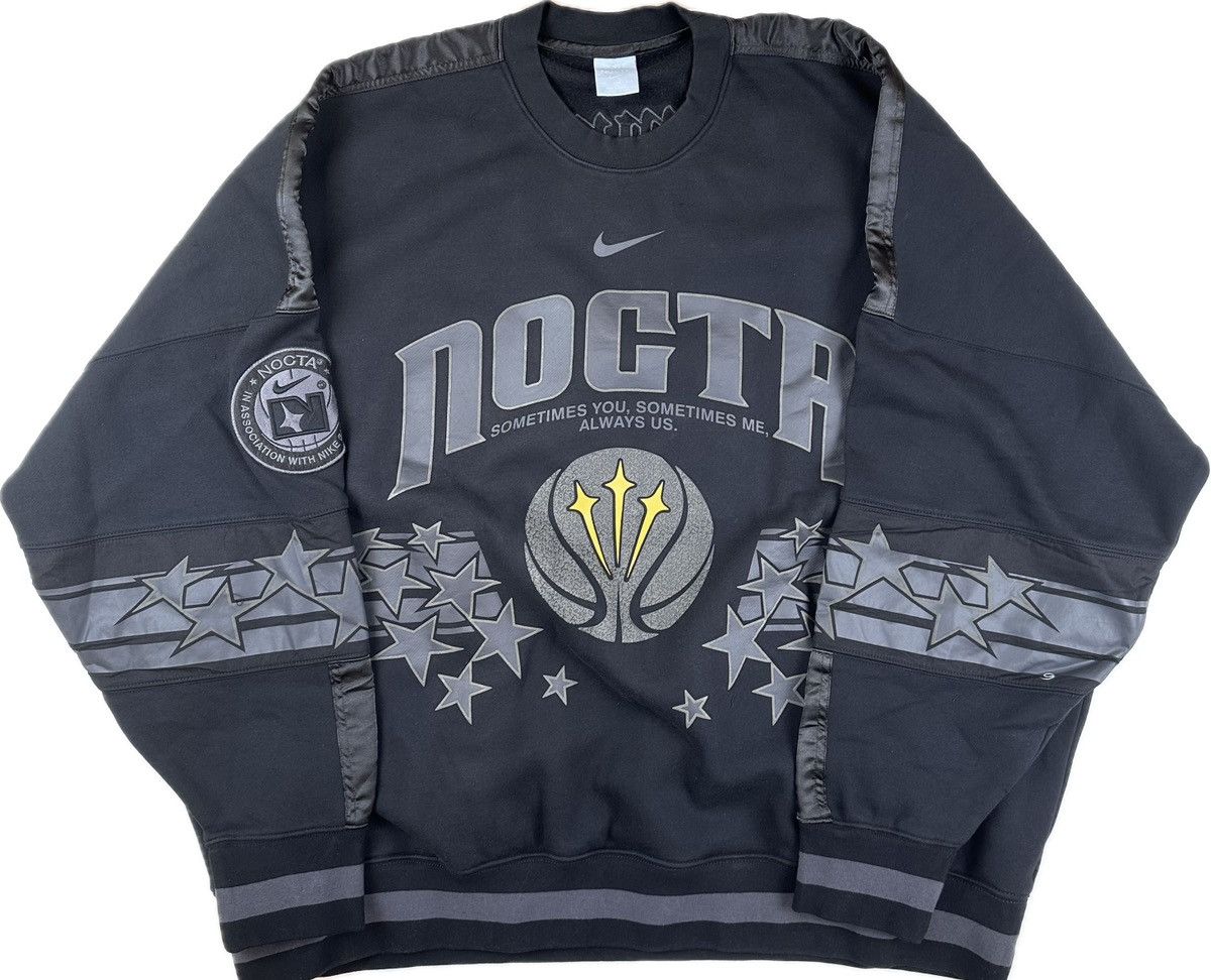 image of Drake x Nike Nocta Champions League Crewneck in Black, Men's (Size 2XL)