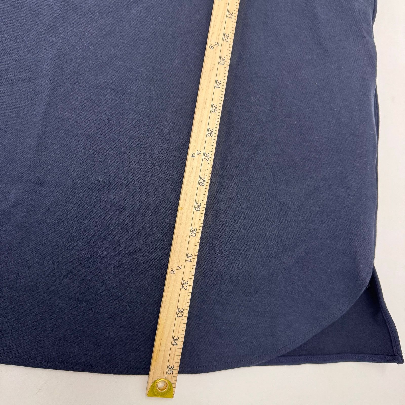 Marina Rinaldi Marina Rinaldi Opera Cotton Blend Shirt Navy Nautical US 24 Size 4XL / US 24-26 - 4 Thumbnail