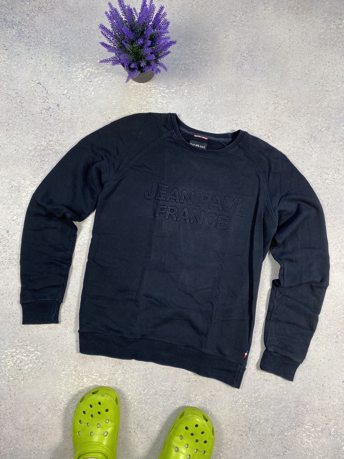 Jean Paul Gaultier Jean Paul Blue Men’s Sweatshirt With Big Centre Logo Size S Size US S / EU 44-46 / 1 - 1 Thumbnail
