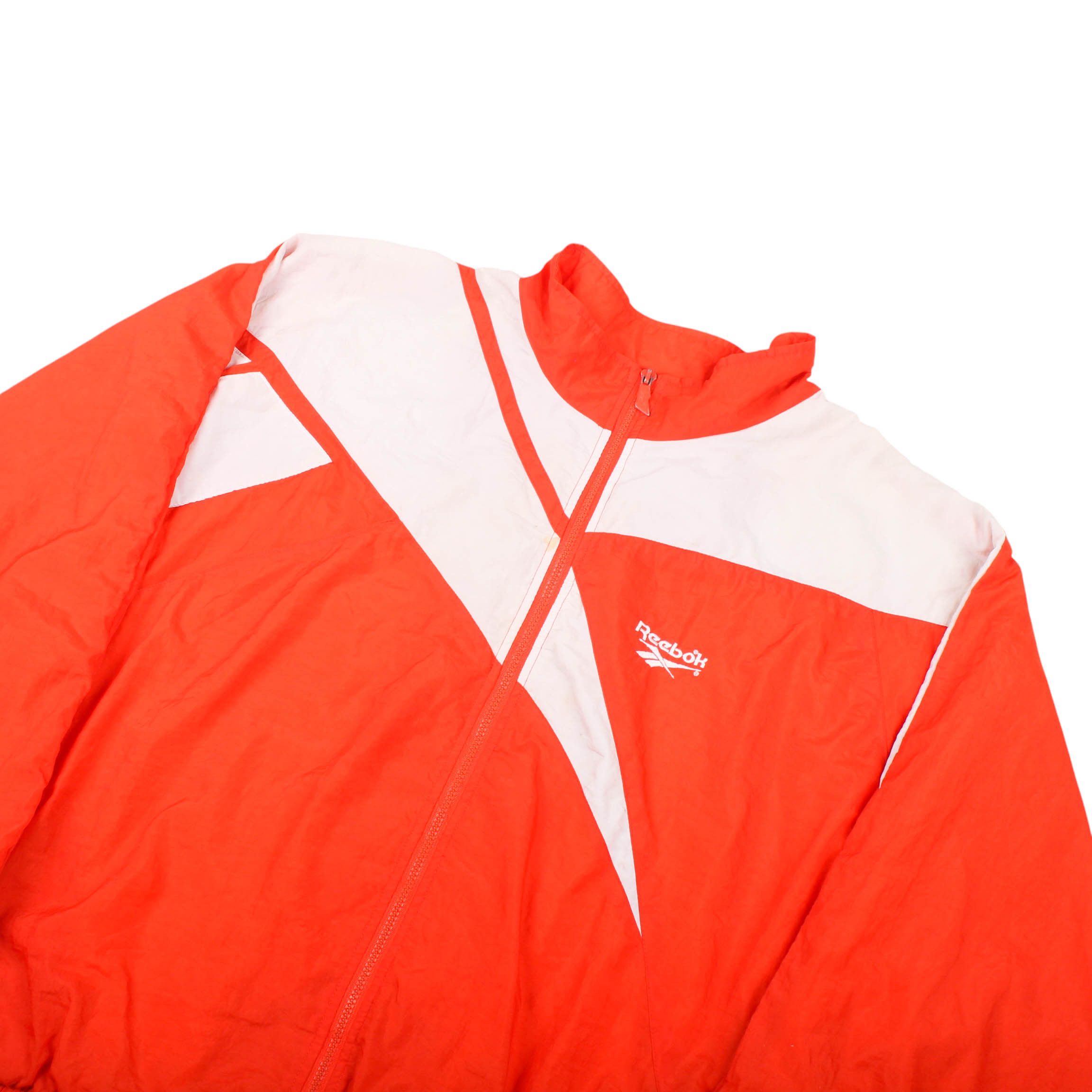 Reebok Vintage Reebok Windbreaker Jacket Orange 90s Size US XXL / EU 58 / 5 - 4 Thumbnail