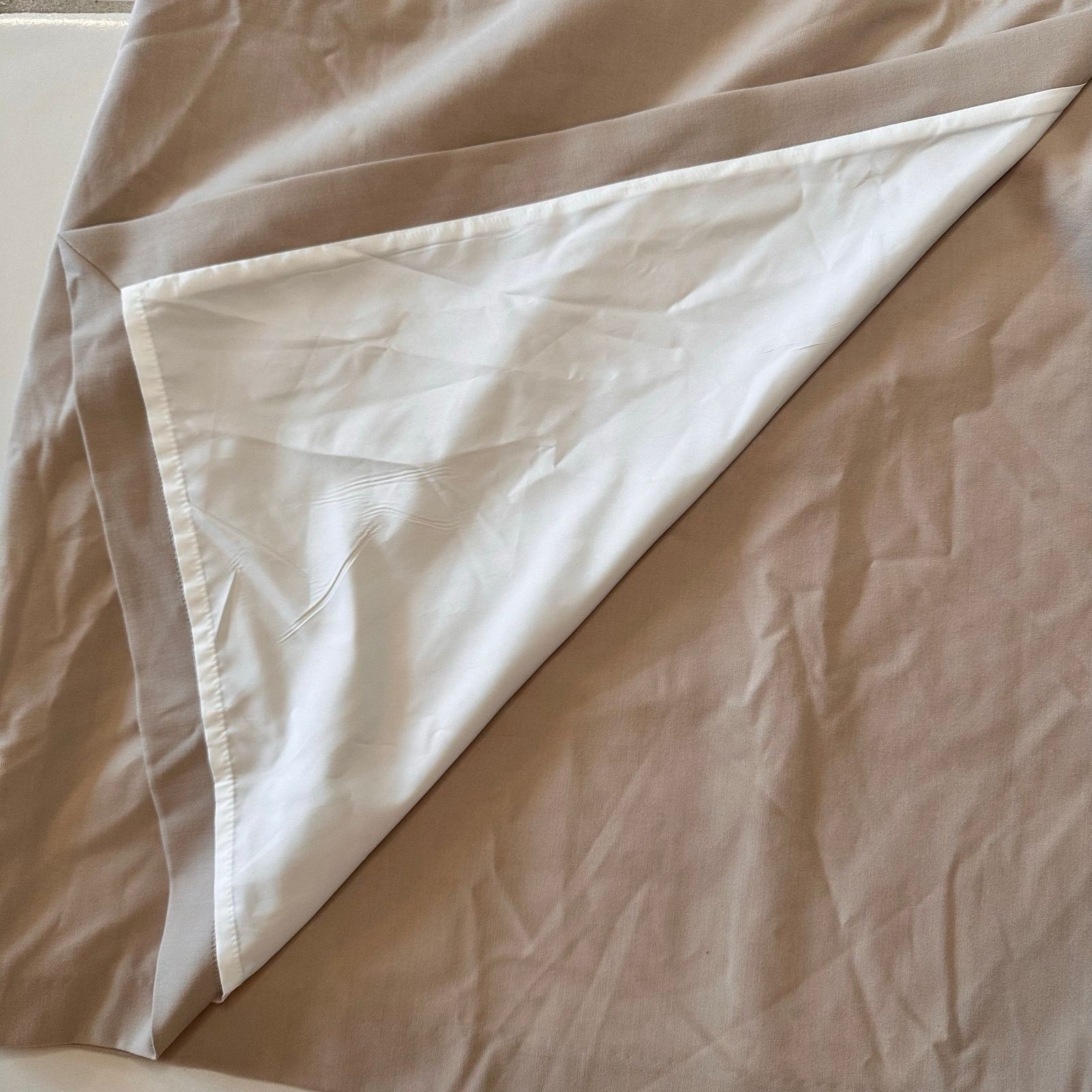 Calvin Klein NWT Calvin Klein Beige Faux Wrap Mini Skirt Size 22W Size XS / US 0-2 / IT 36-38 - 6 Thumbnail
