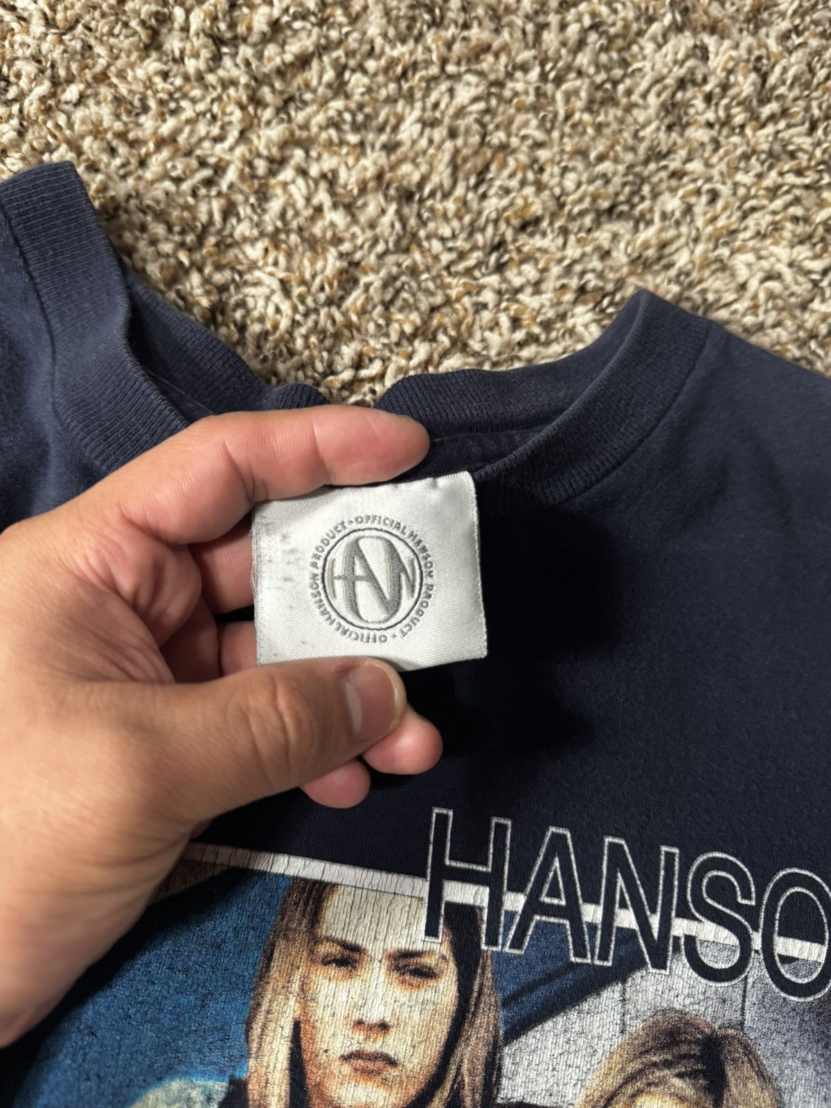 Other Vintage 90s Hanson Tee Size US L / EU 52-54 / 3 - 3 Thumbnail