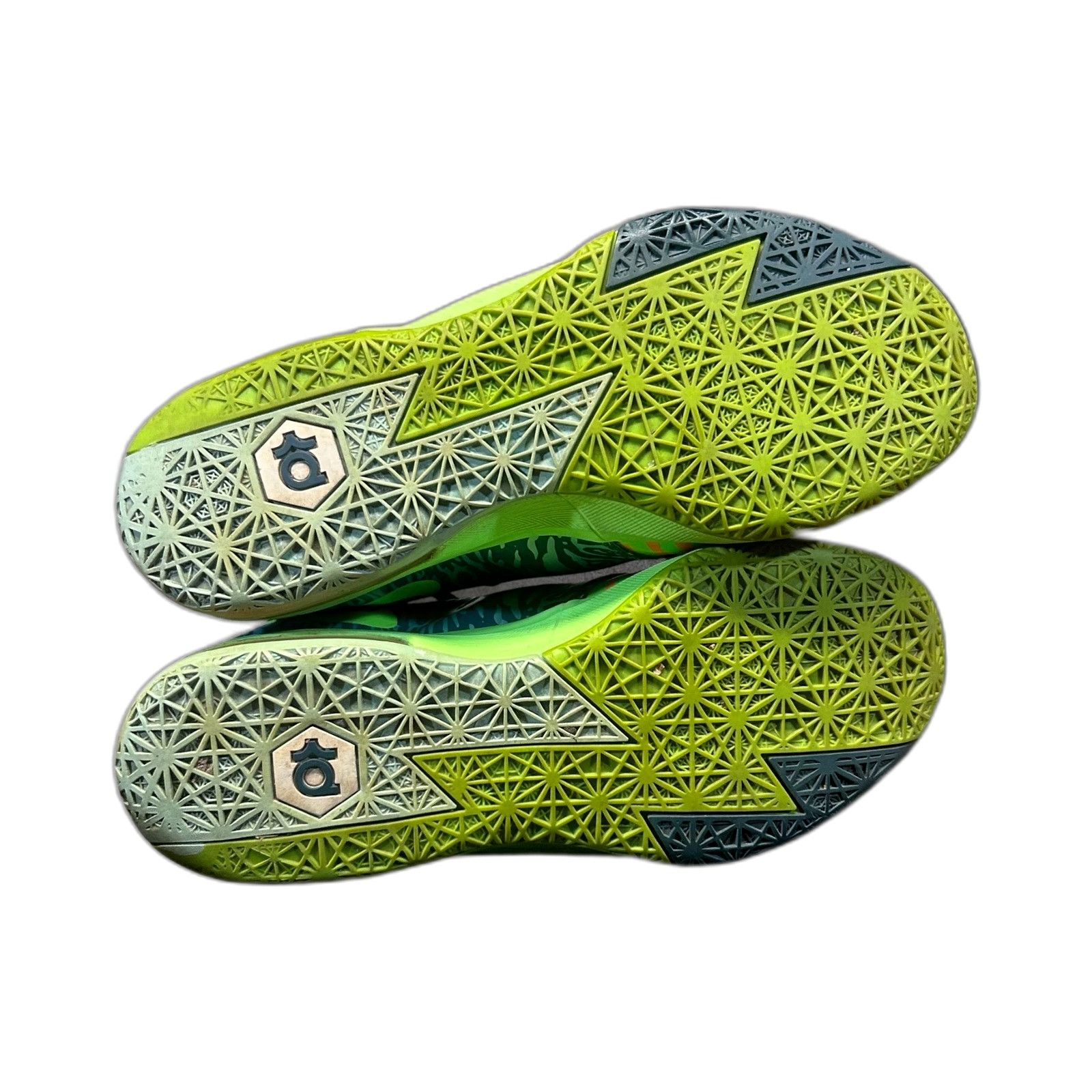 Nike Nike KD 6 Kevin Durant "Liger" 599477-302 Green Basketball S Size US XXS / EU 40 - 7 Thumbnail