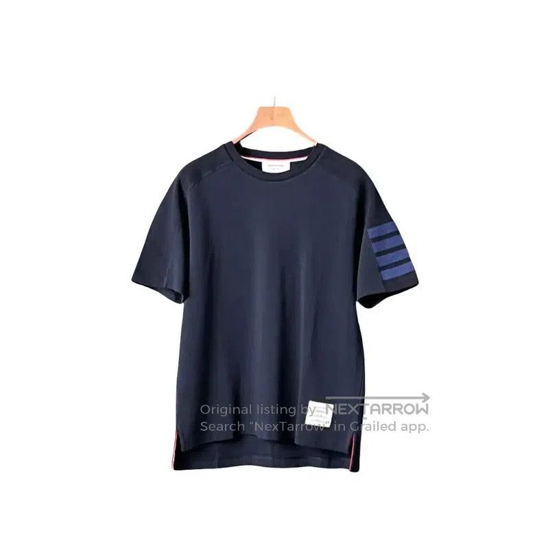 Thom Browne Thom Browne Summer Blue Cotton Short Sleeve Tee . Size US M / EU 48-50 / 2 - 1 Thumbnail